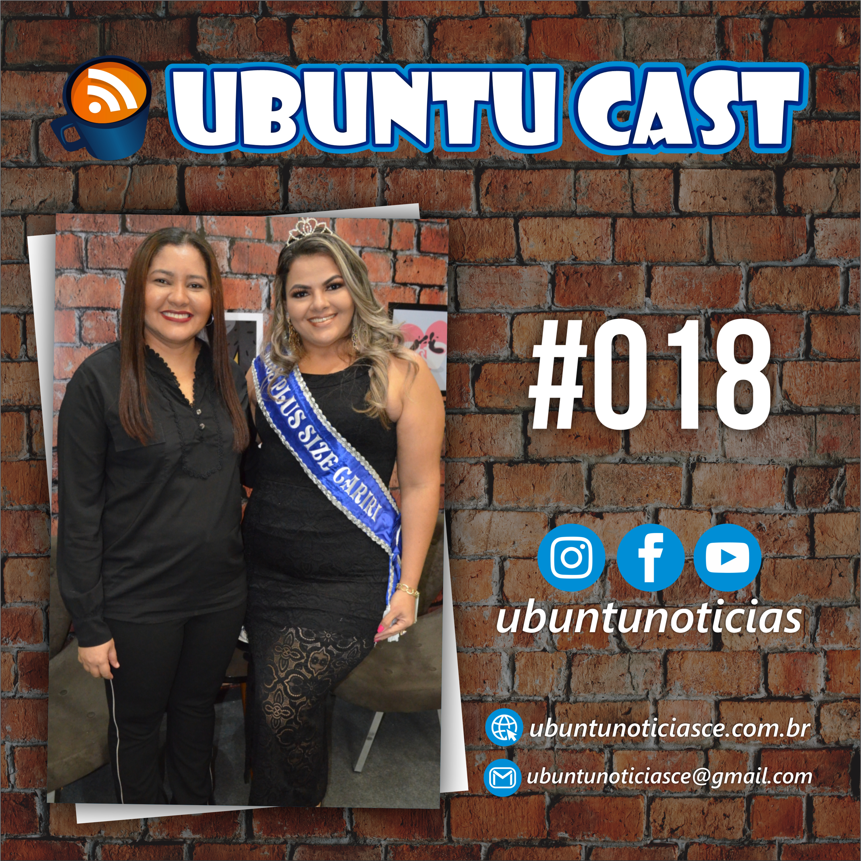 UbuntuCast #018 | Com a Miss Plus Size Cariri - Thais Amorim episode artwork