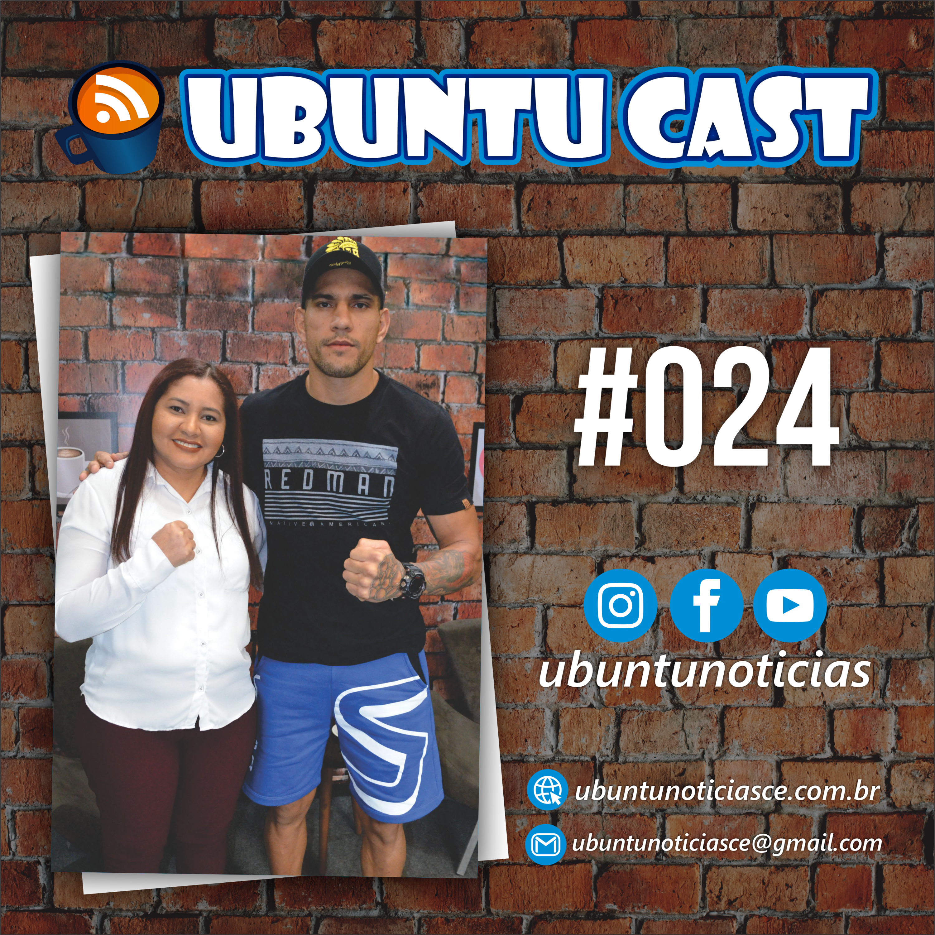 UbuntuCast #024 | Com o lutador Alex "Poatan" Pereira Campeão Mundial do Glory episode artwork