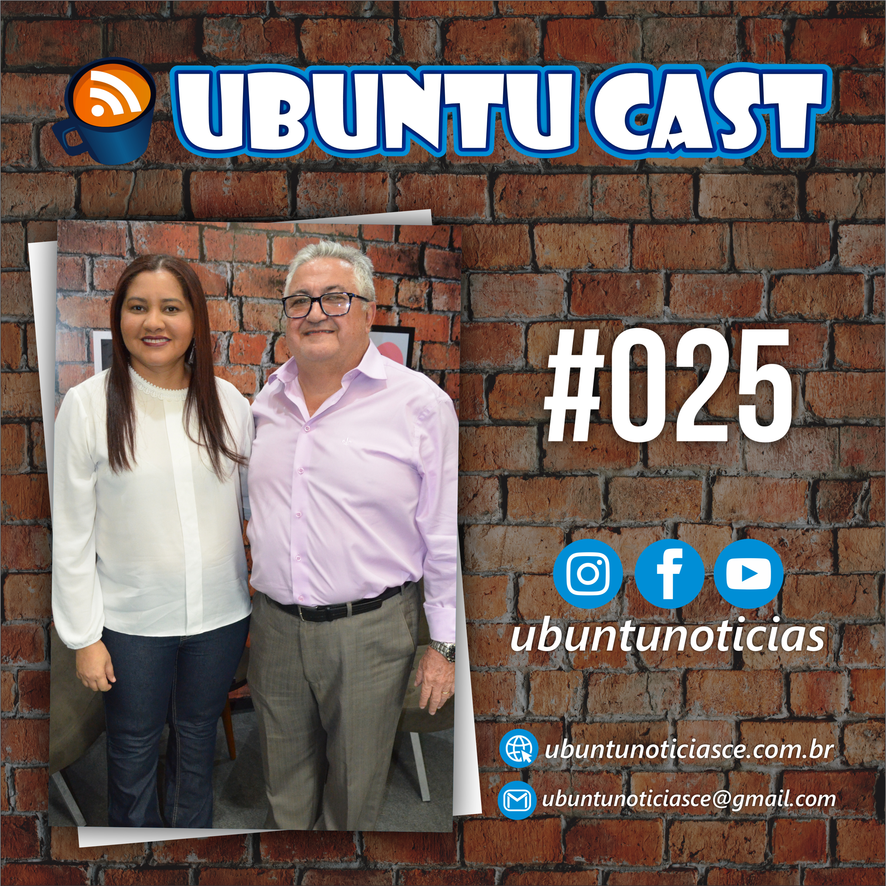UbuntuCast #025 | Com o Escritor, Poeta e Romancista Geraldo Ananias Pinheiro (Parte 01) episode artwork