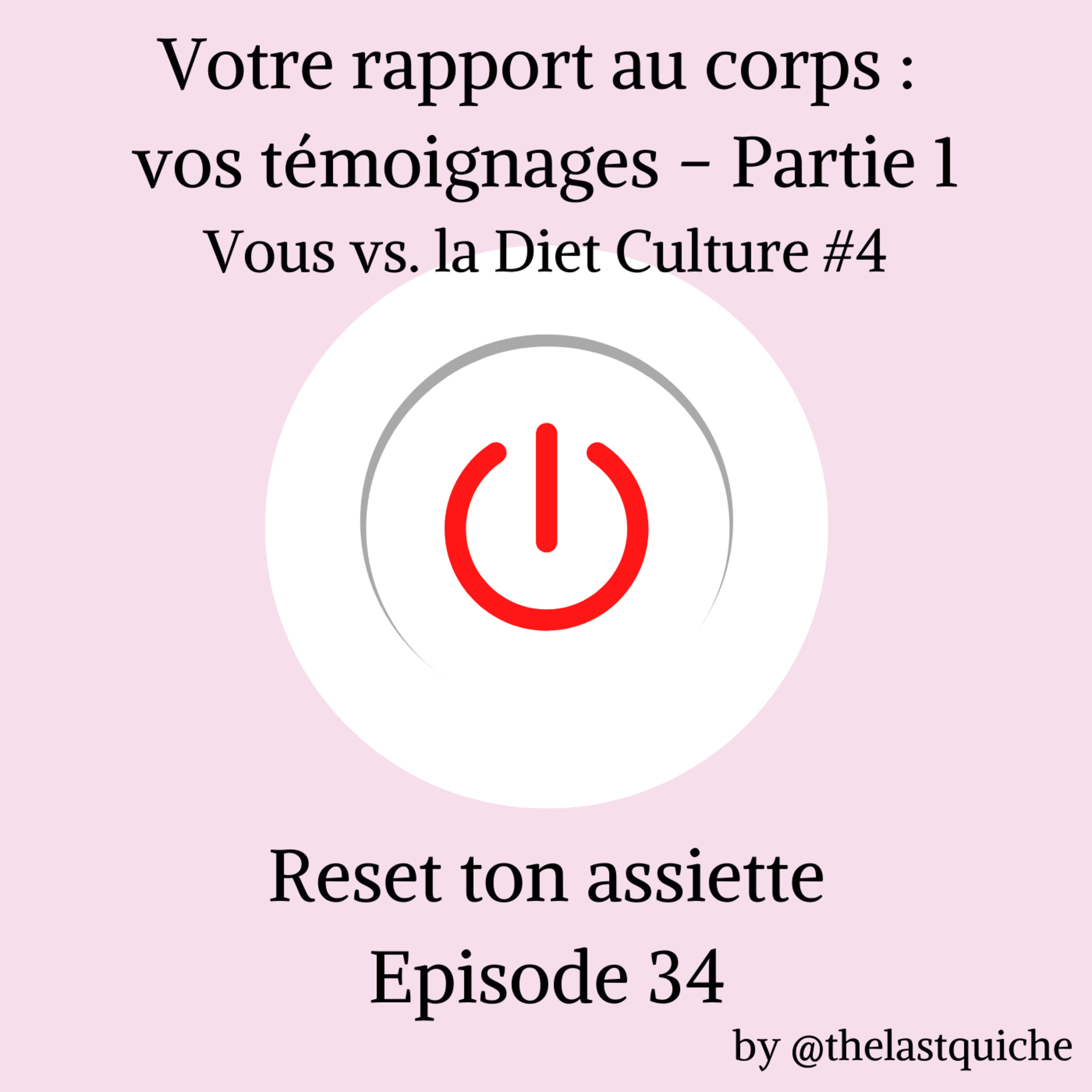 Reset ton assiette | Alimentation Intuitive, culture des régimes et rapport au corps
