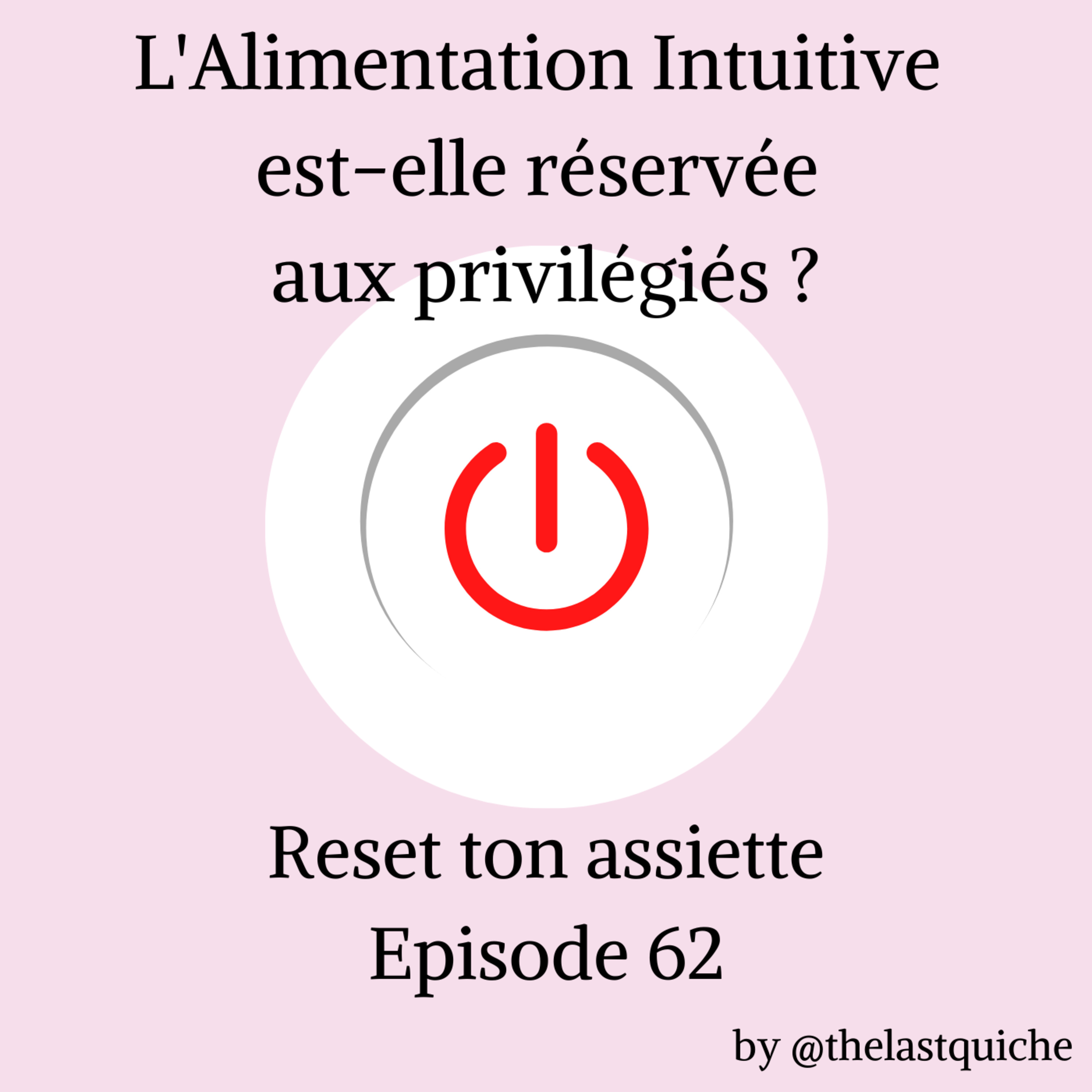 L'Alimentation Intuitive est-elle réservée aux privilégiés ? episode artwork