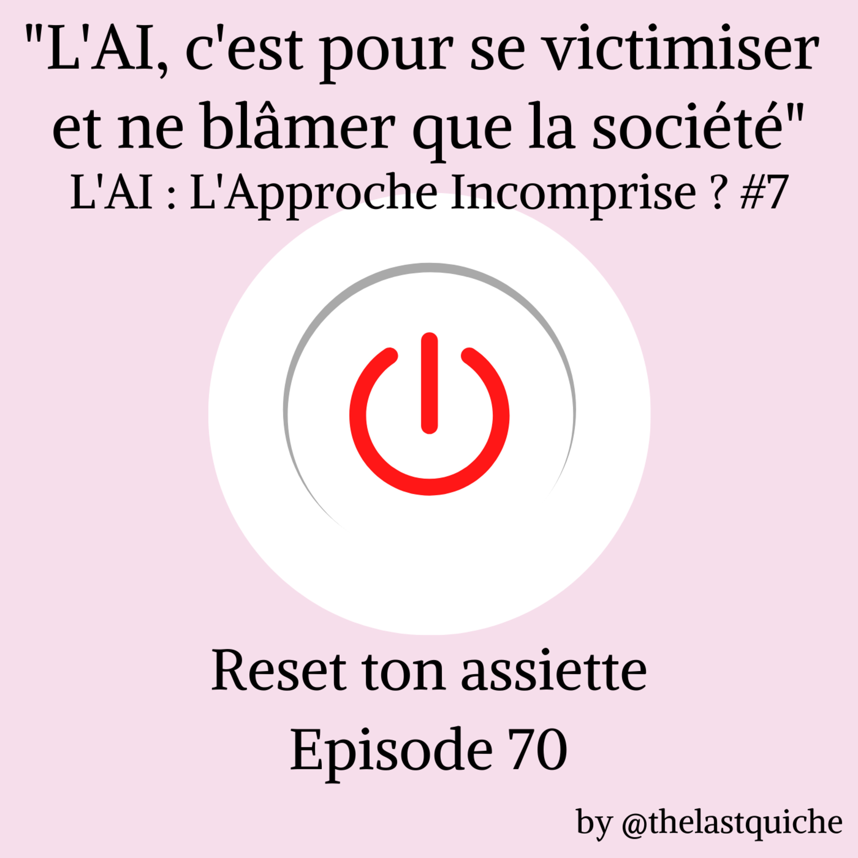 "L'Alimentation Intuitive, c'est pour se victimiser et ne blâmer que la société" - L'Alimentation Intuitive, L'Approche Incomprise ? #7 episode artwork