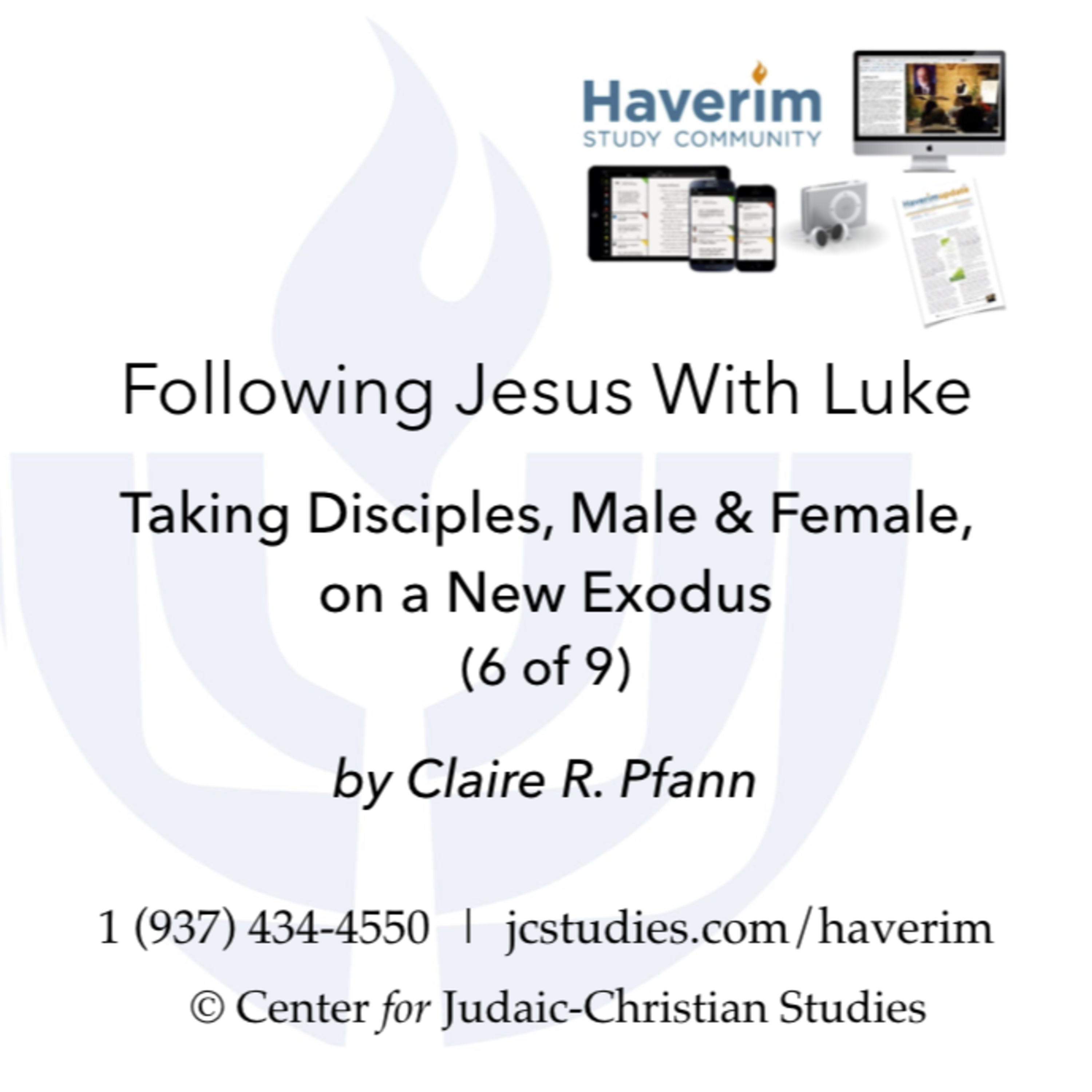 Taking Disciples, Male & Female, on a New Exodus (6 of 9) - Claire R. Pfann episode artwork