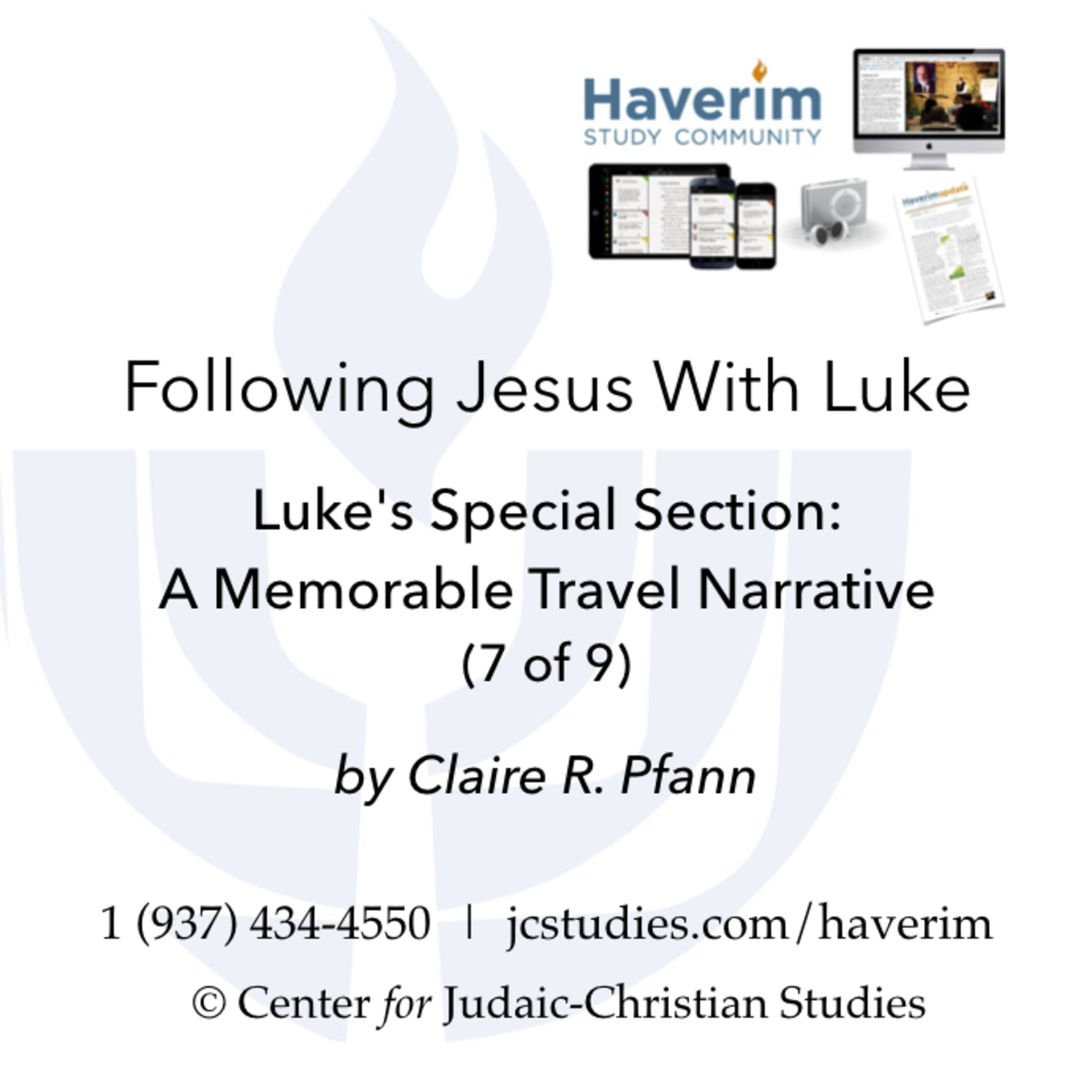 Luke's Special Section: A Memorable Travel Narrative (7 of 9) - Claire R. Pfann episode artwork