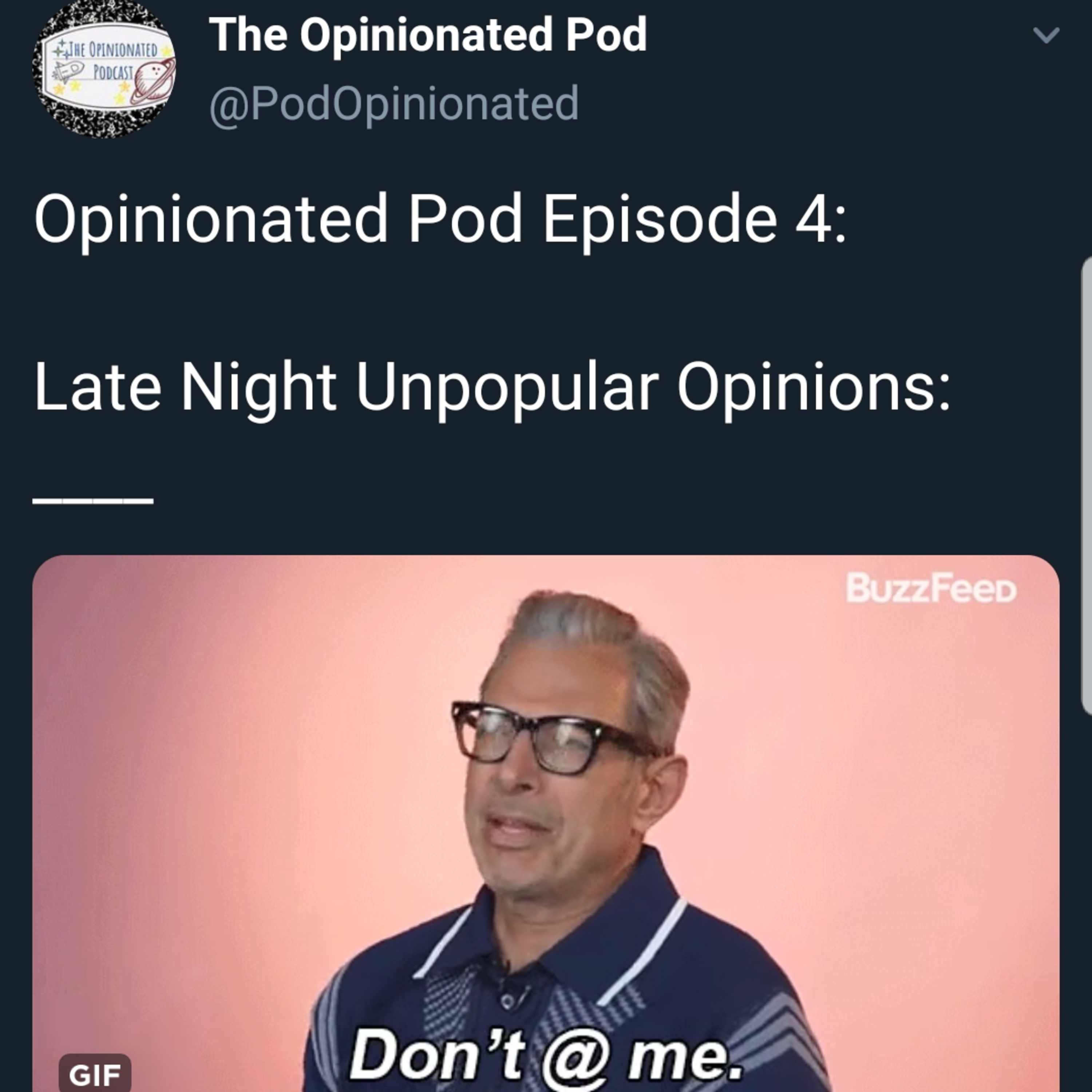 The Opinionated Podcast