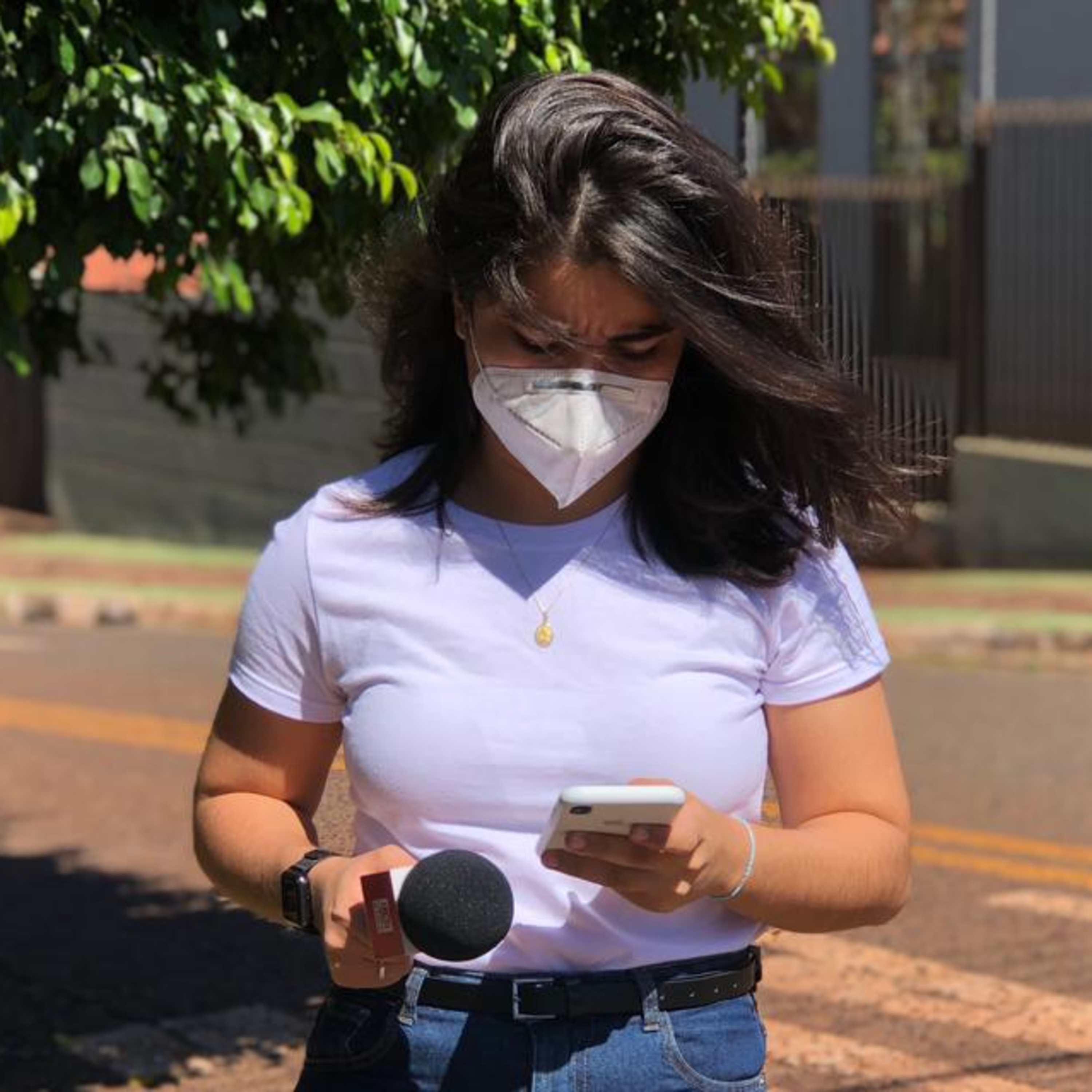 Isabelly Melo - A primeira mulher a narrar um jogo de futebol em Mato Grosso do Sul. 