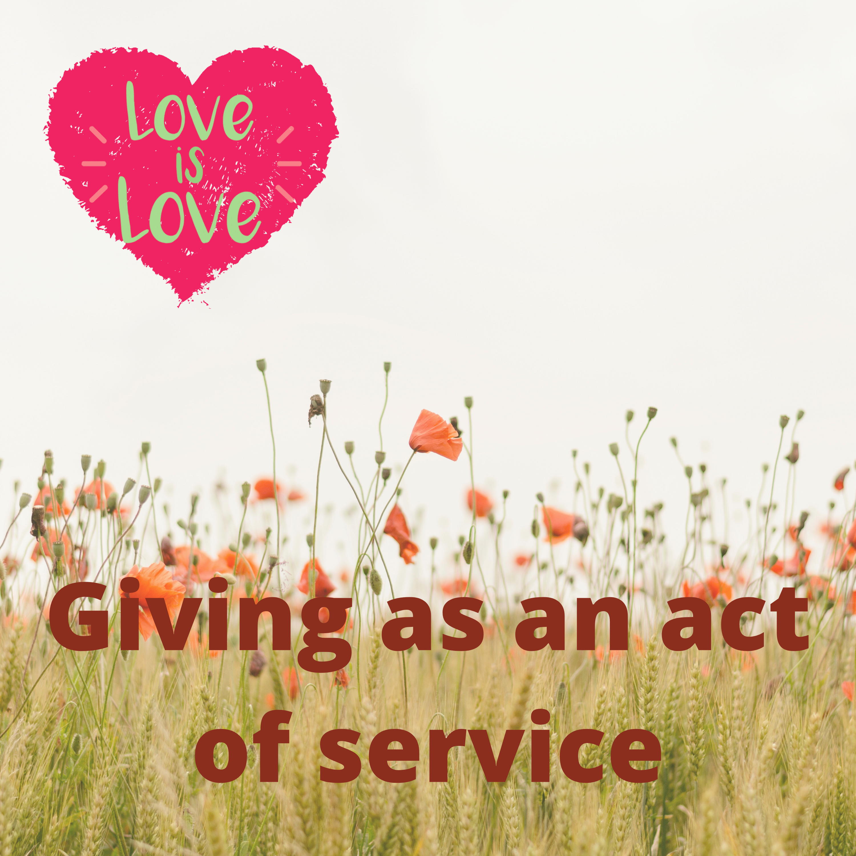Giving An act of service..We all know what giving is but do we really understand the depth of giving episode artwork