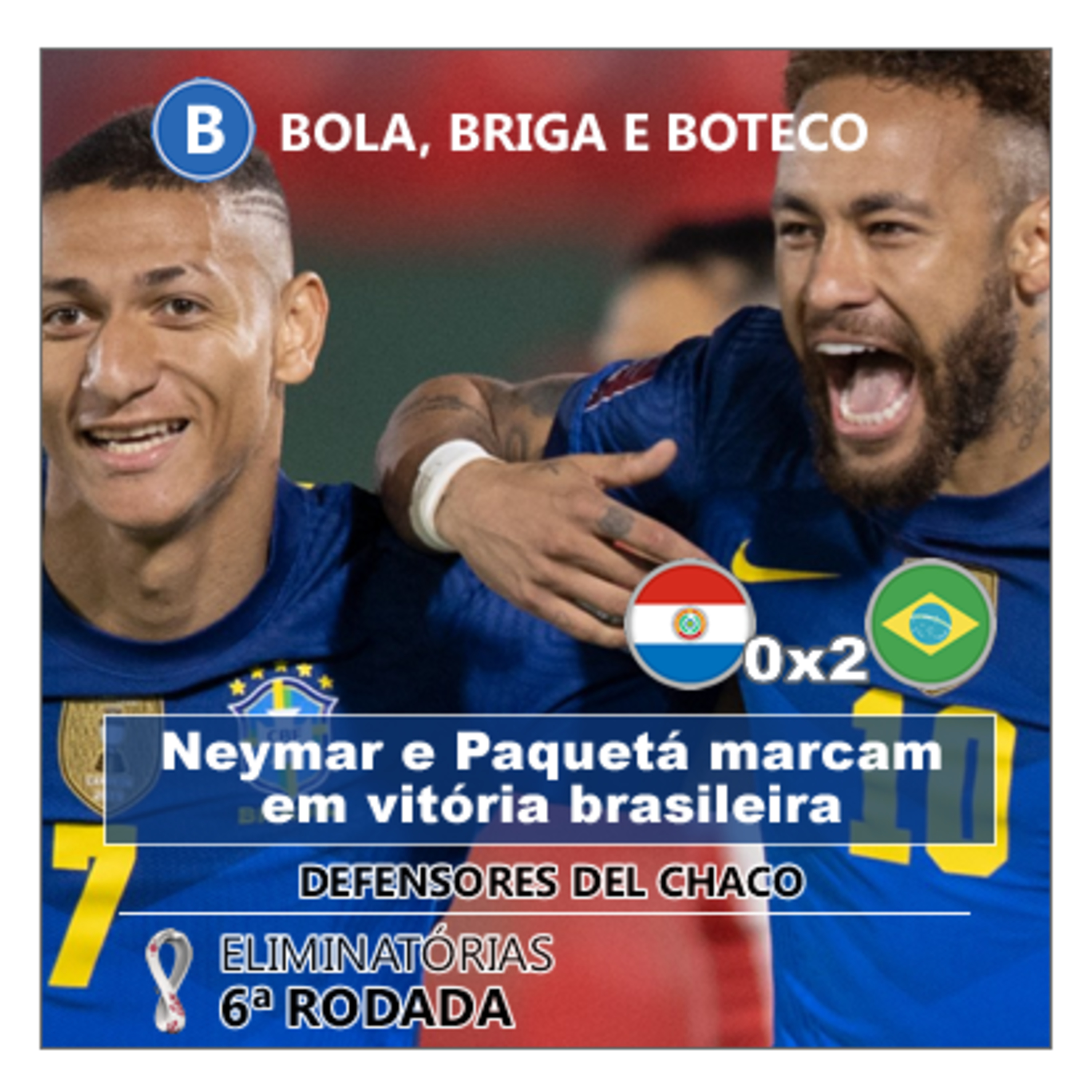 Bola, briga e boteco