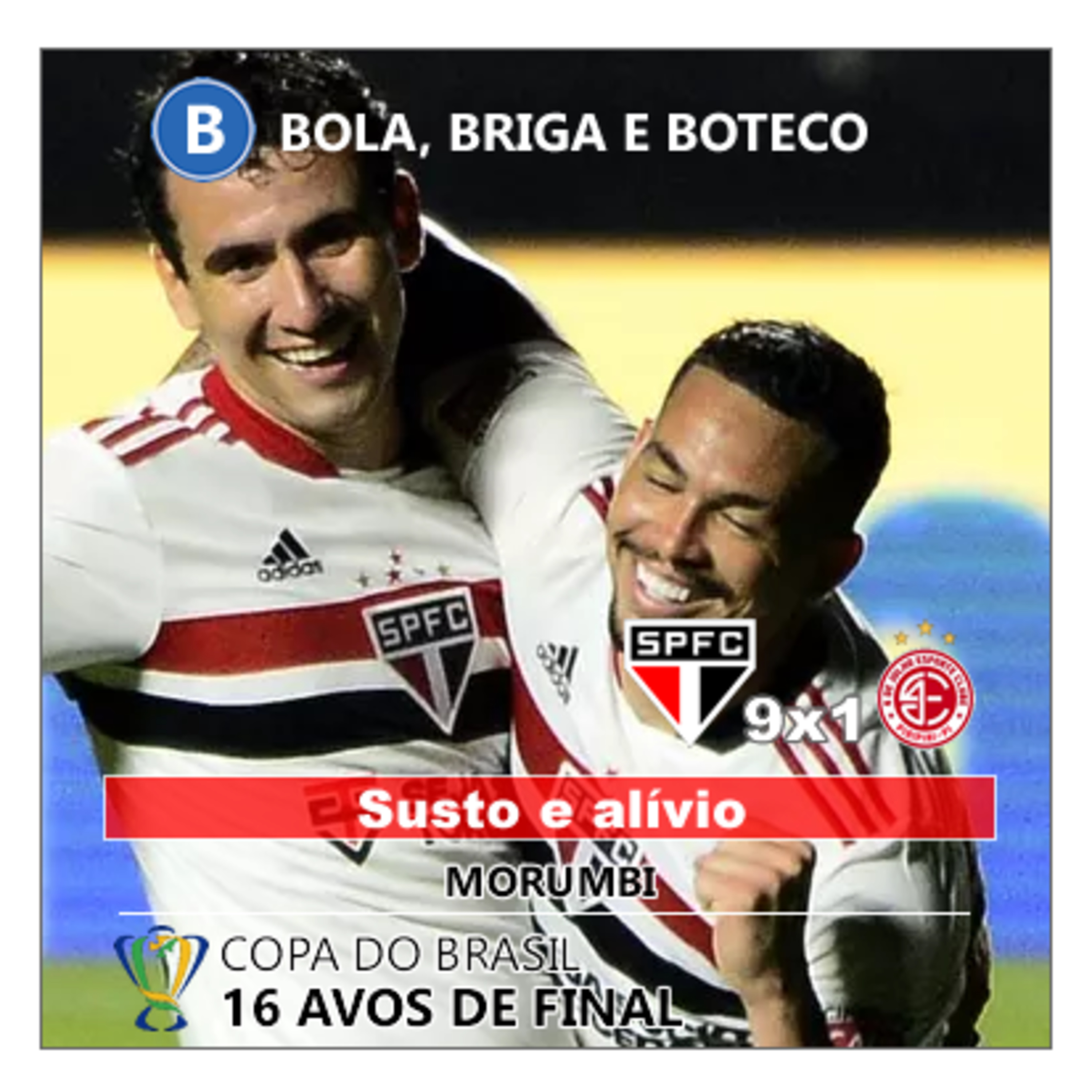 Bola, briga e boteco
