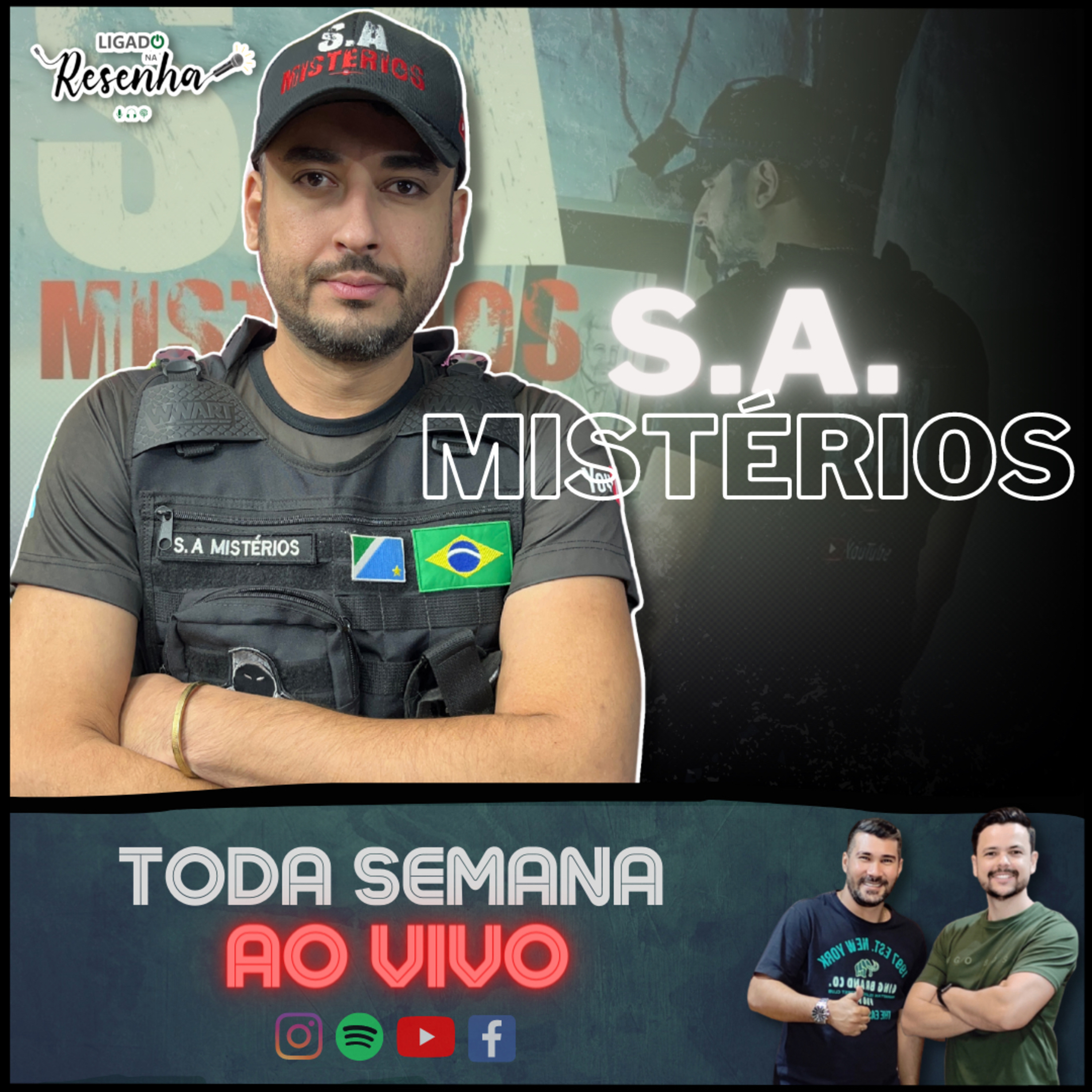 S.A. MISTÉRIOS (Desvendando Mistérios) • Ep. 150 • LIGADO NA RESENHA episode artwork