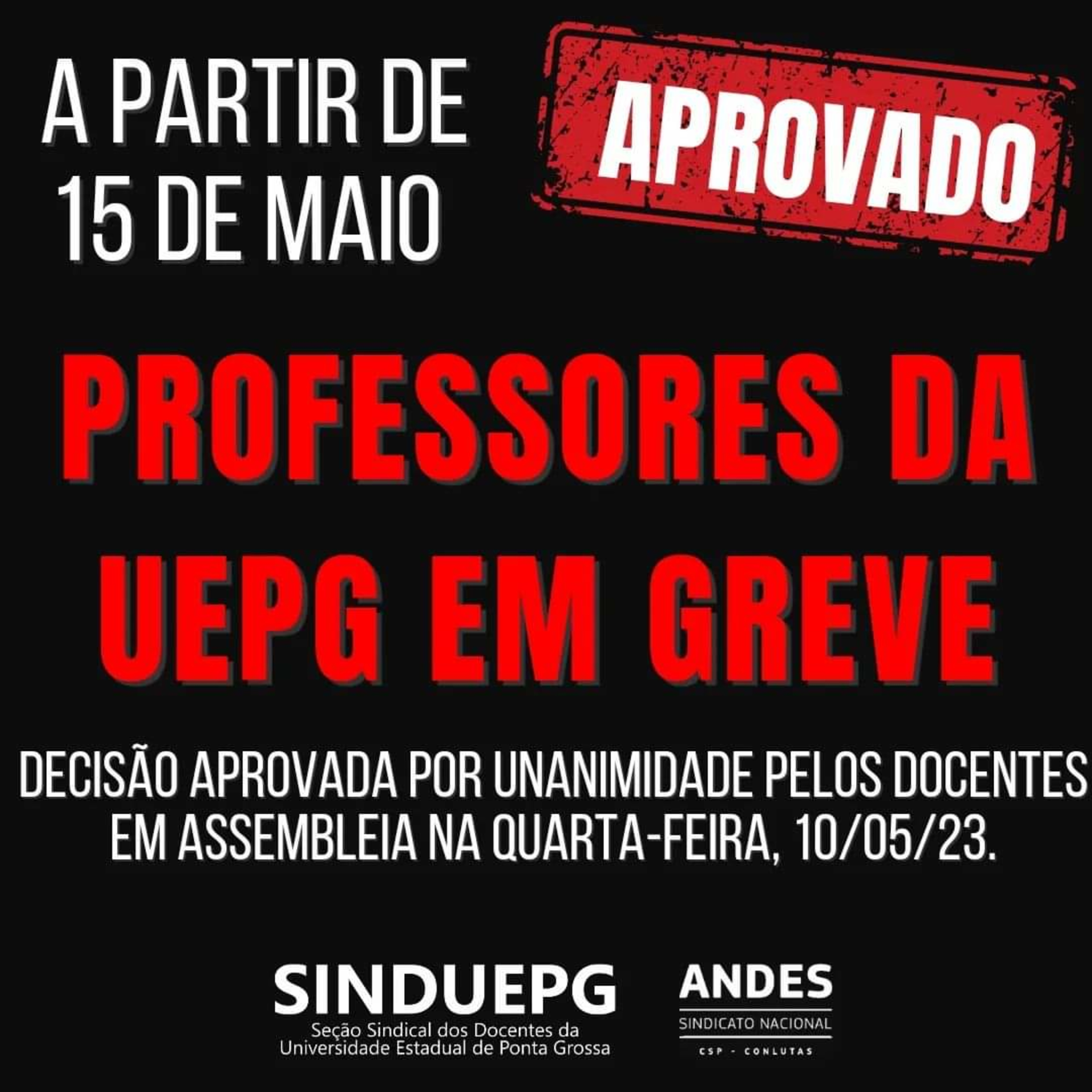 #280 | 'Nosso horizonte é a greve. Não temos outro canal | Entrevista: Prof. Sergio Gadini (Sinduepg) episode artwork