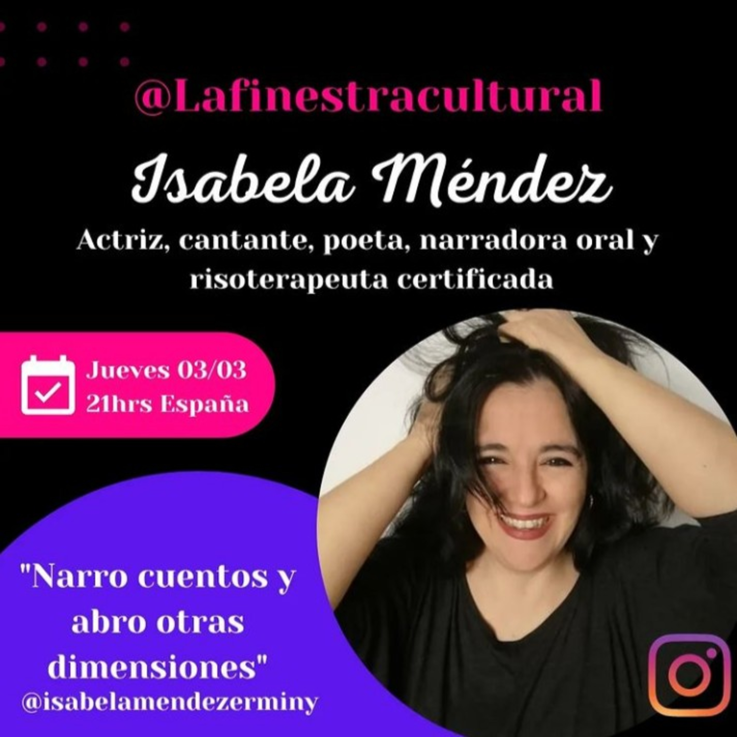 Conversando con Isabela Méndez ~ "Narro cuentos y abro otras dimensiones" episode artwork