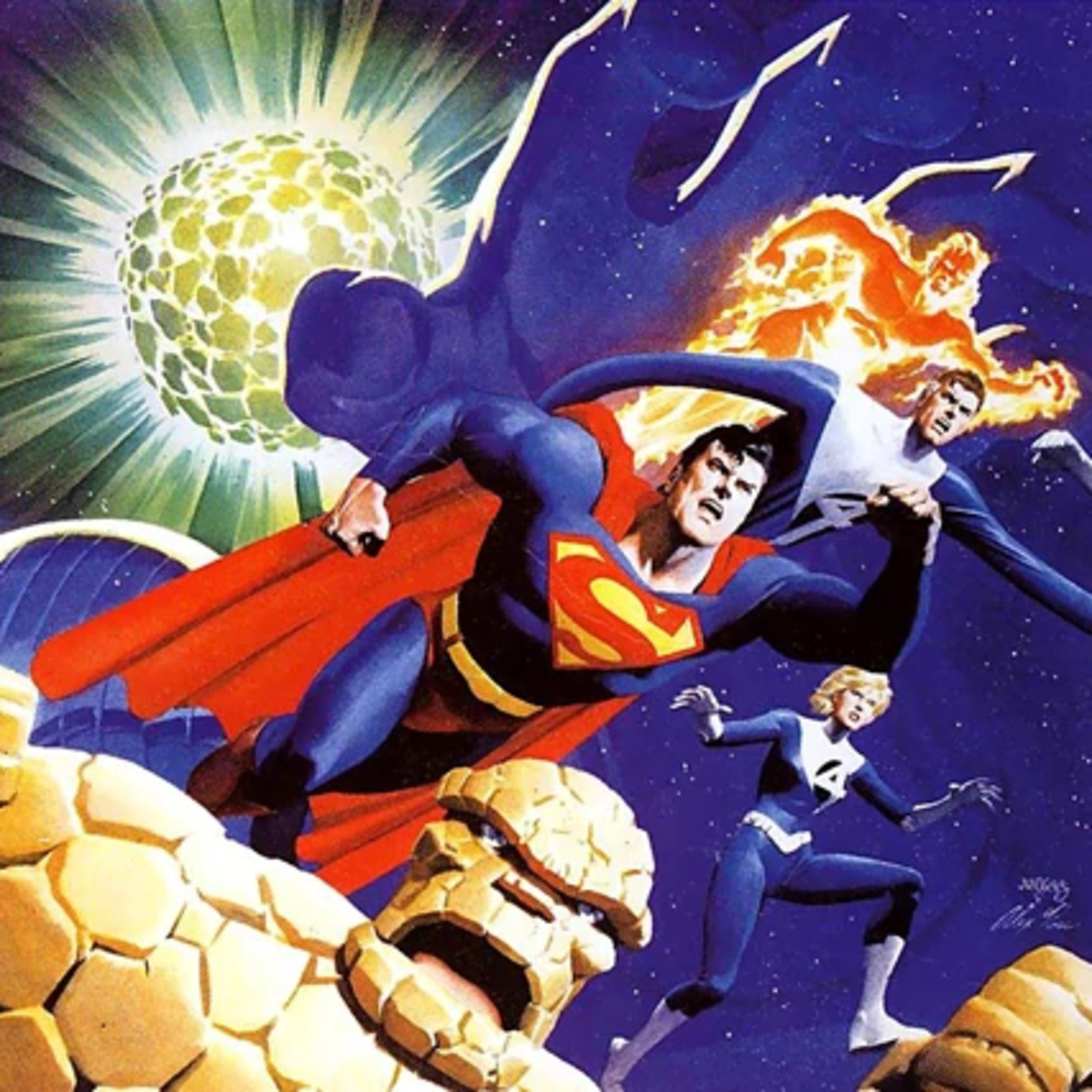 The Fantastic Four and Superman's Bucket of Imagination (Part 2) episode artwork