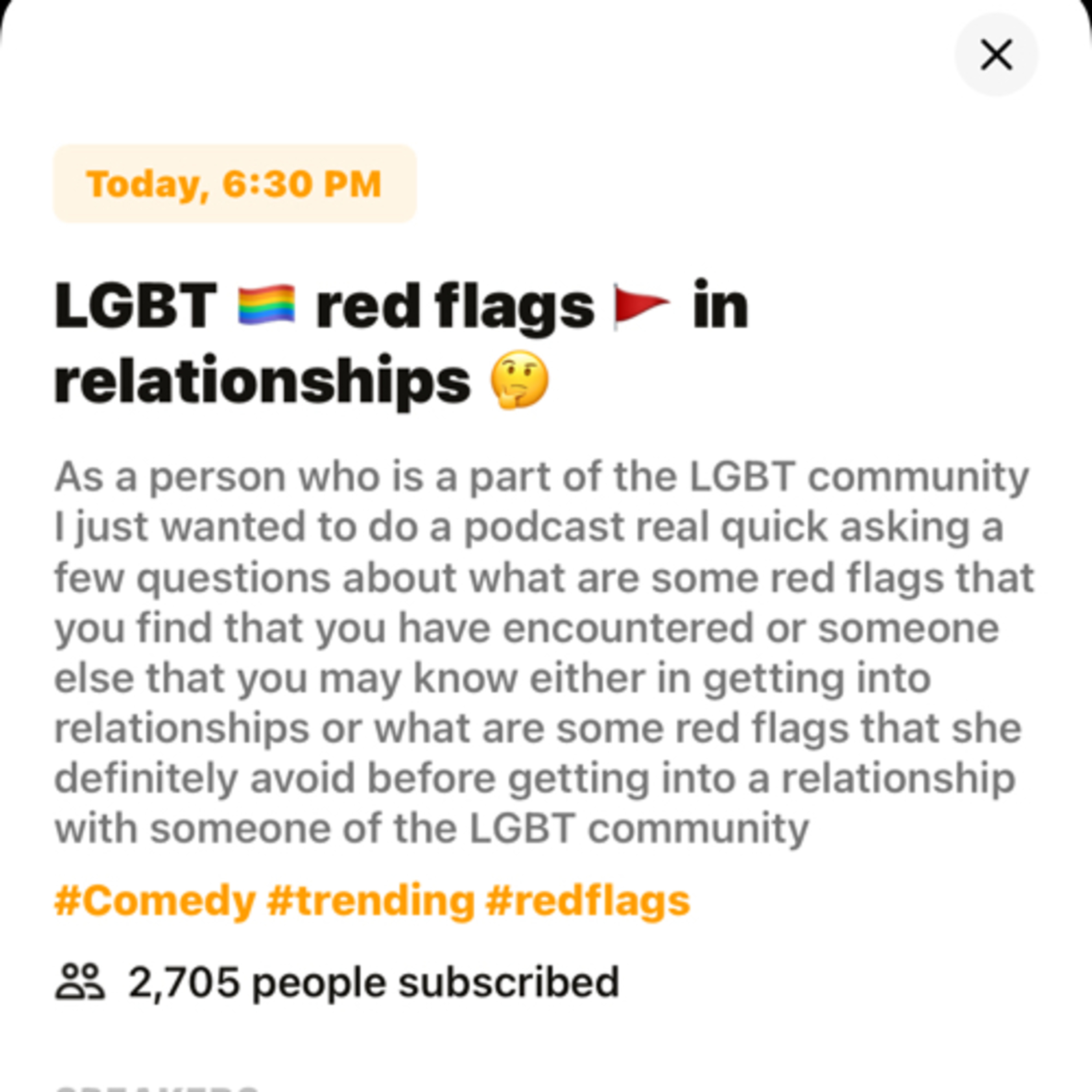 Red flags episode artwork