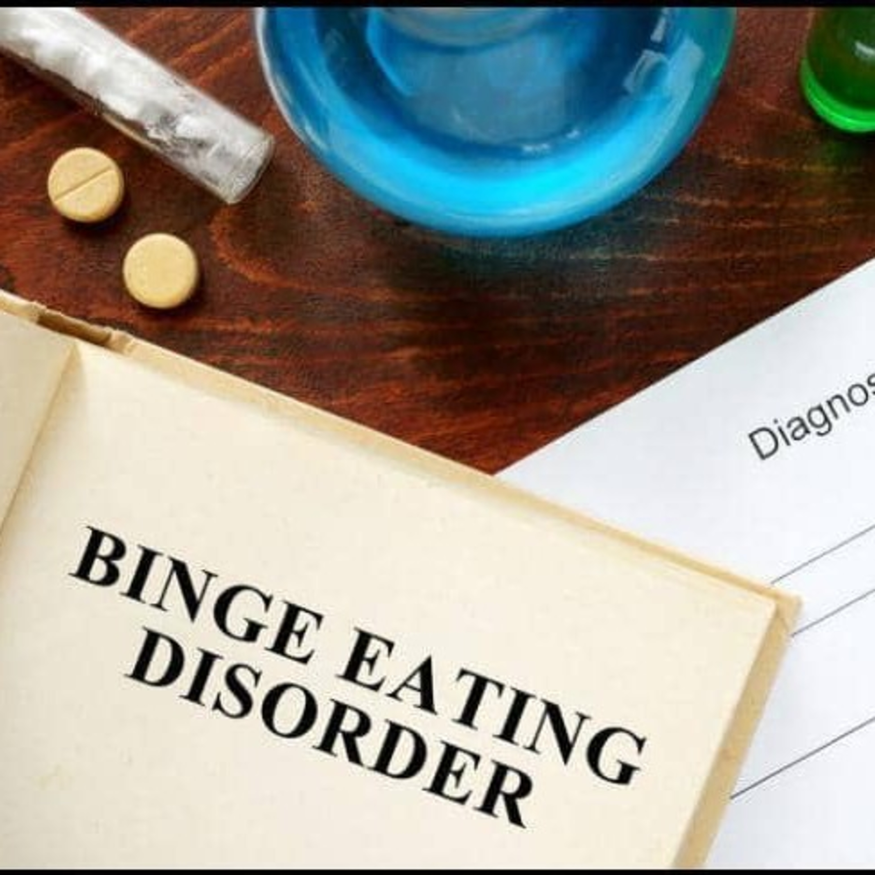 Binge eating disorder (BED) episode artwork