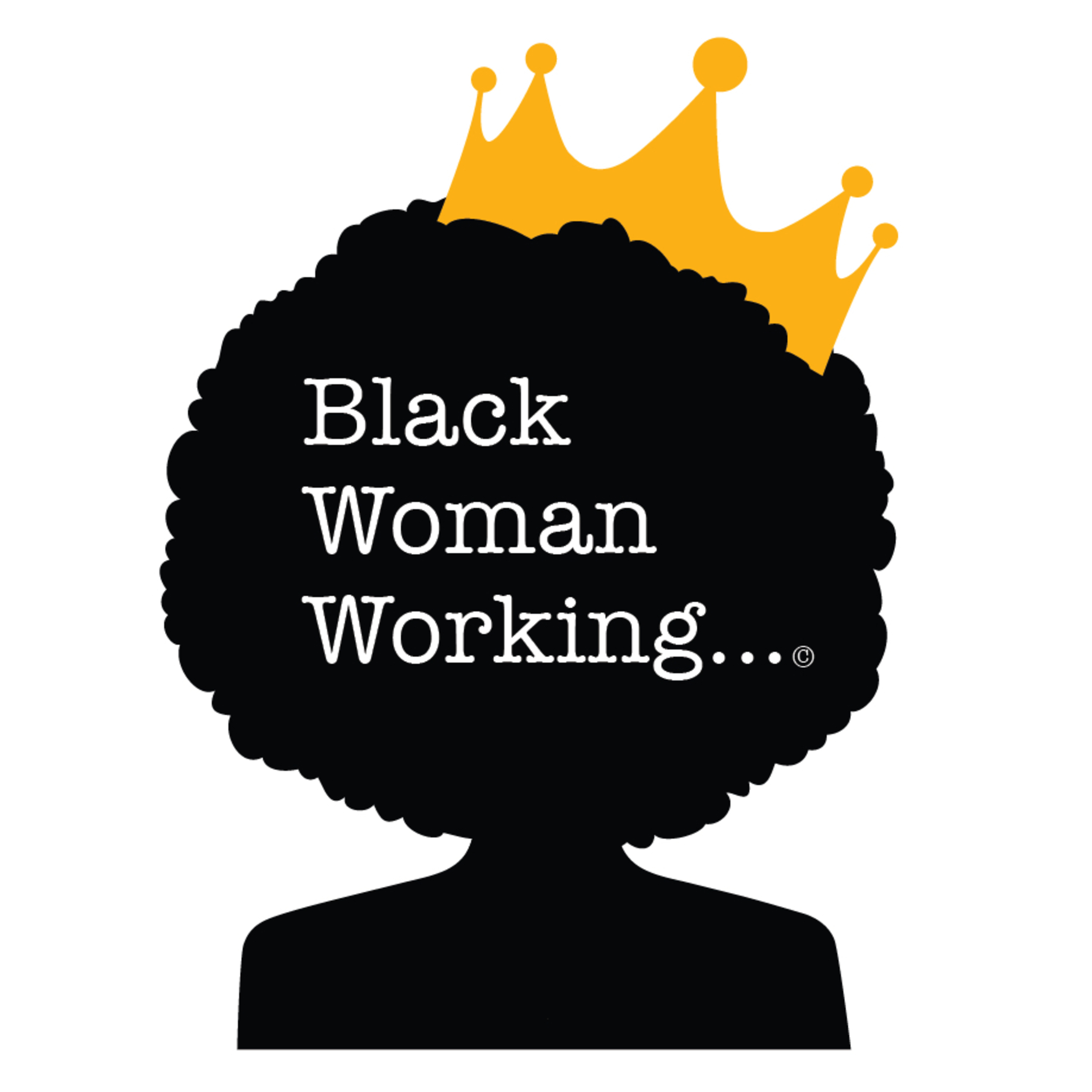 Black Woman Working...