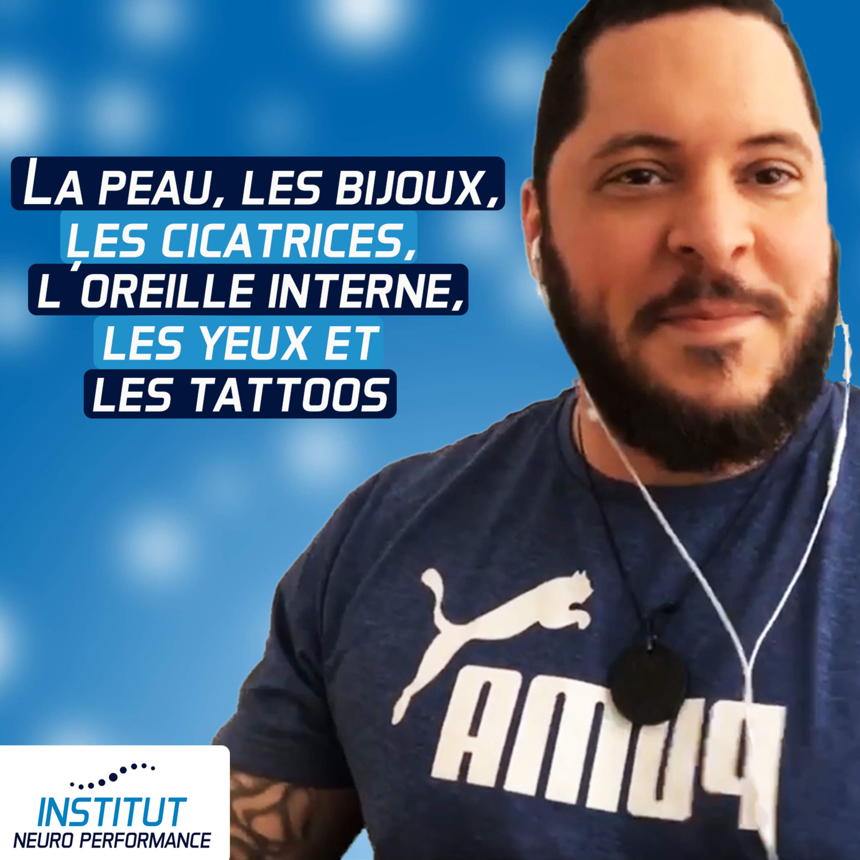La peau, les bijoux, les cicatrices, l’oreille interne, les yeux et les tattoos episode artwork