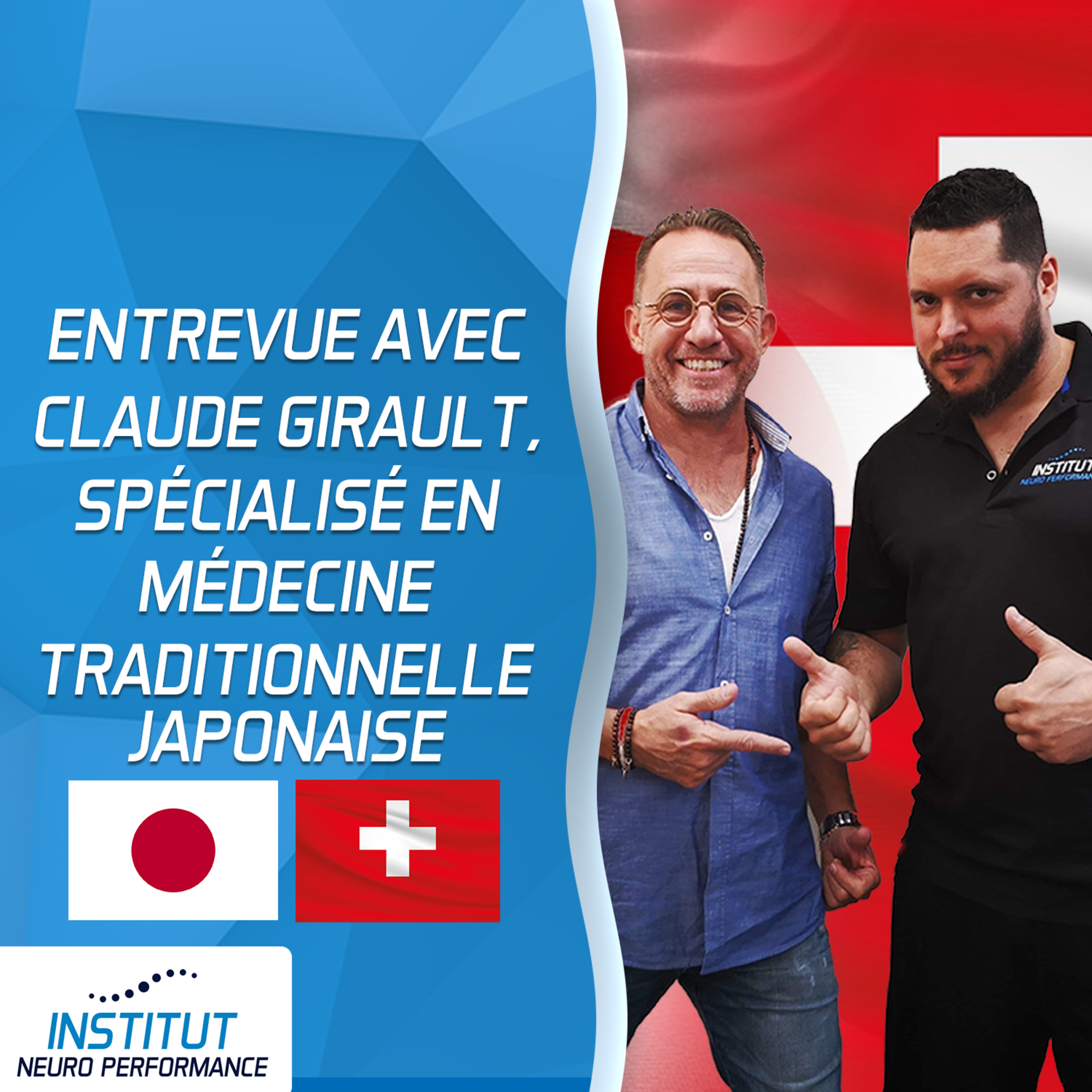 Entrevue avec le génial Claude Girault 🦄, spécialisé en thérapie manuelle 🙌 et en médecine traditionnelle JAPONAISE 🎌🥢. episode artwork