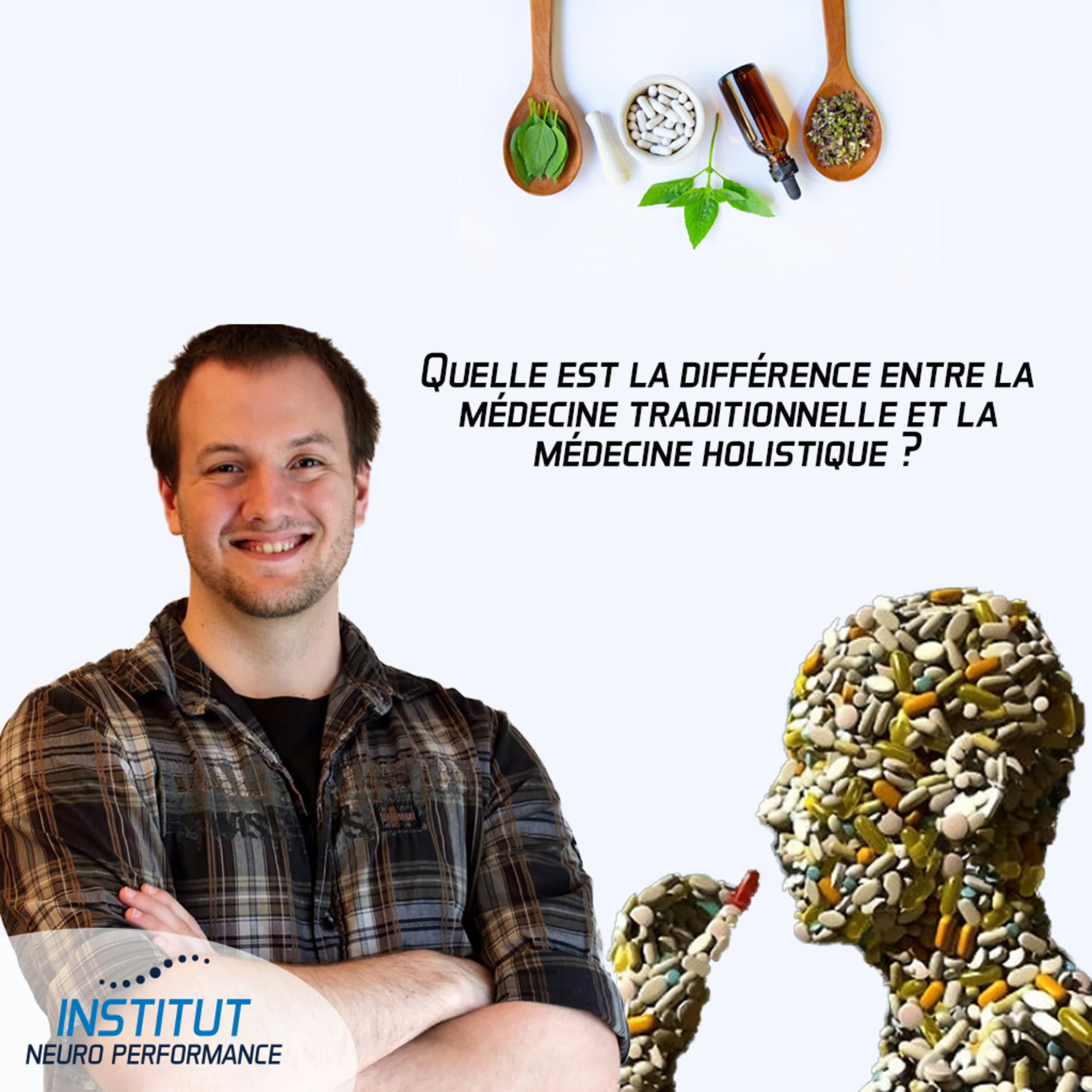 Quelle est la différence entre la médecine traditionnelle 💊 et la médecine holistique 🍄?  episode artwork