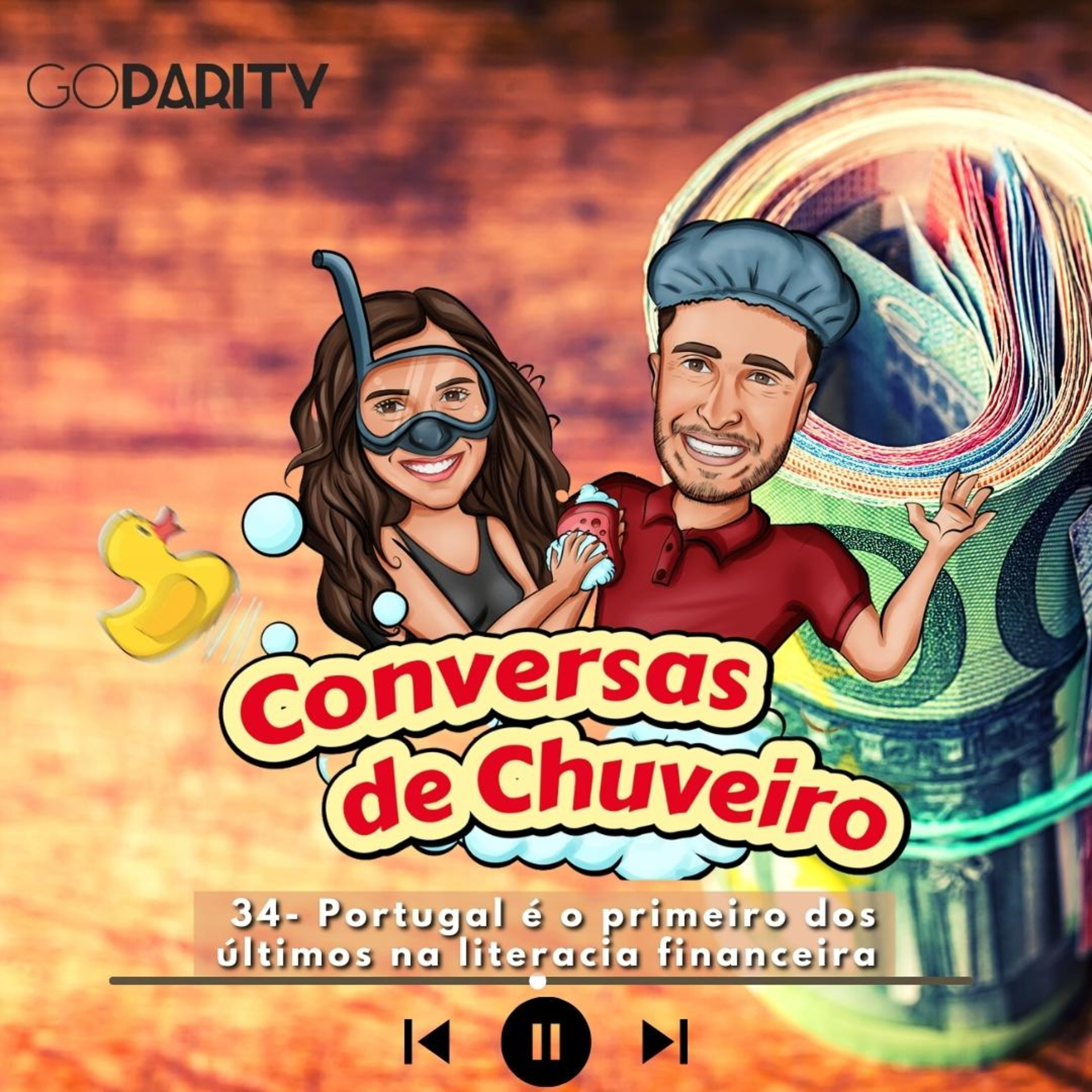 Conversas de Chuveiro 34 - Portugal é o primeiro dos últimos na literacia financeira episode artwork
