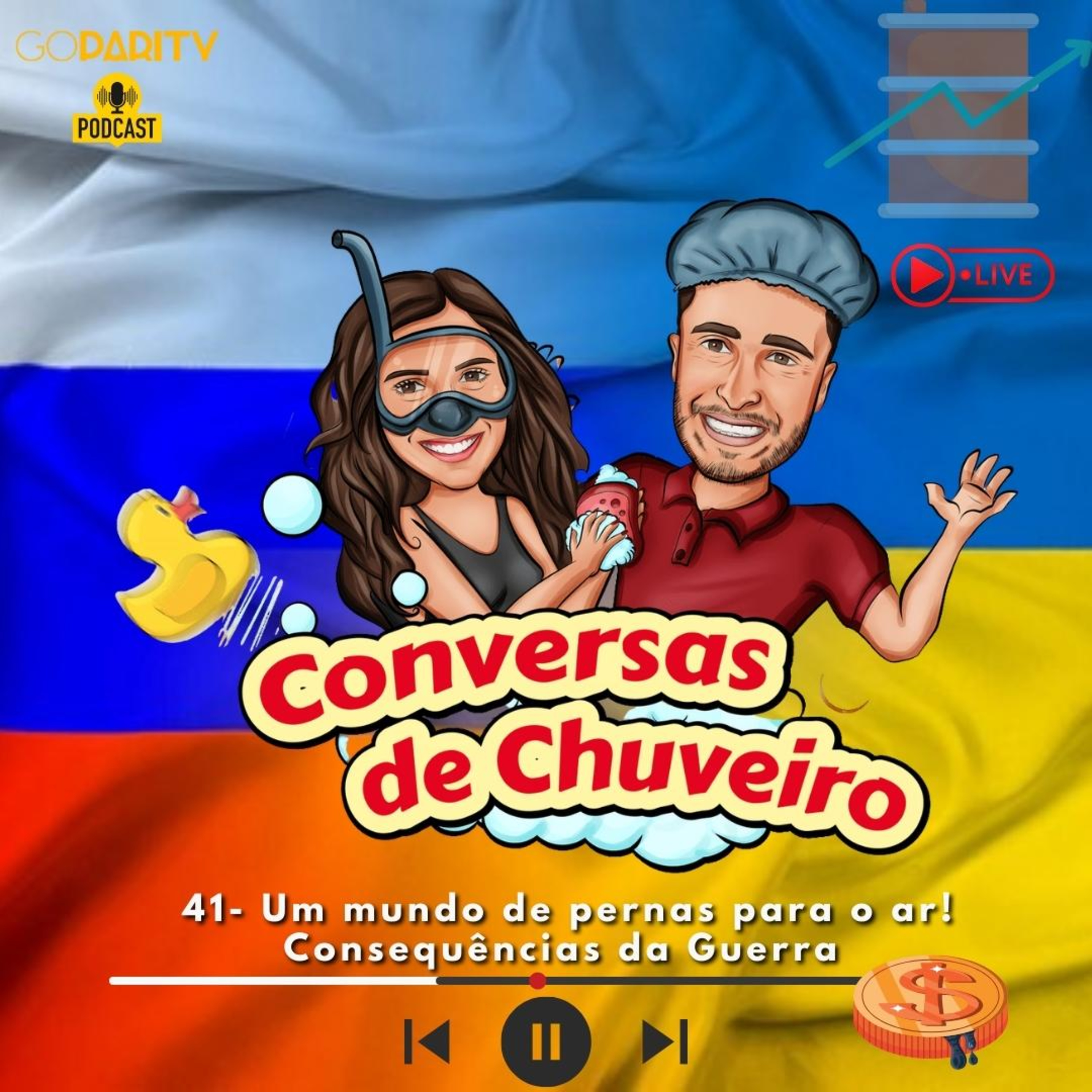Conversas de Chuveiro 41 - Um mundo de pernas para o ar! || Consequências da Guerra episode artwork