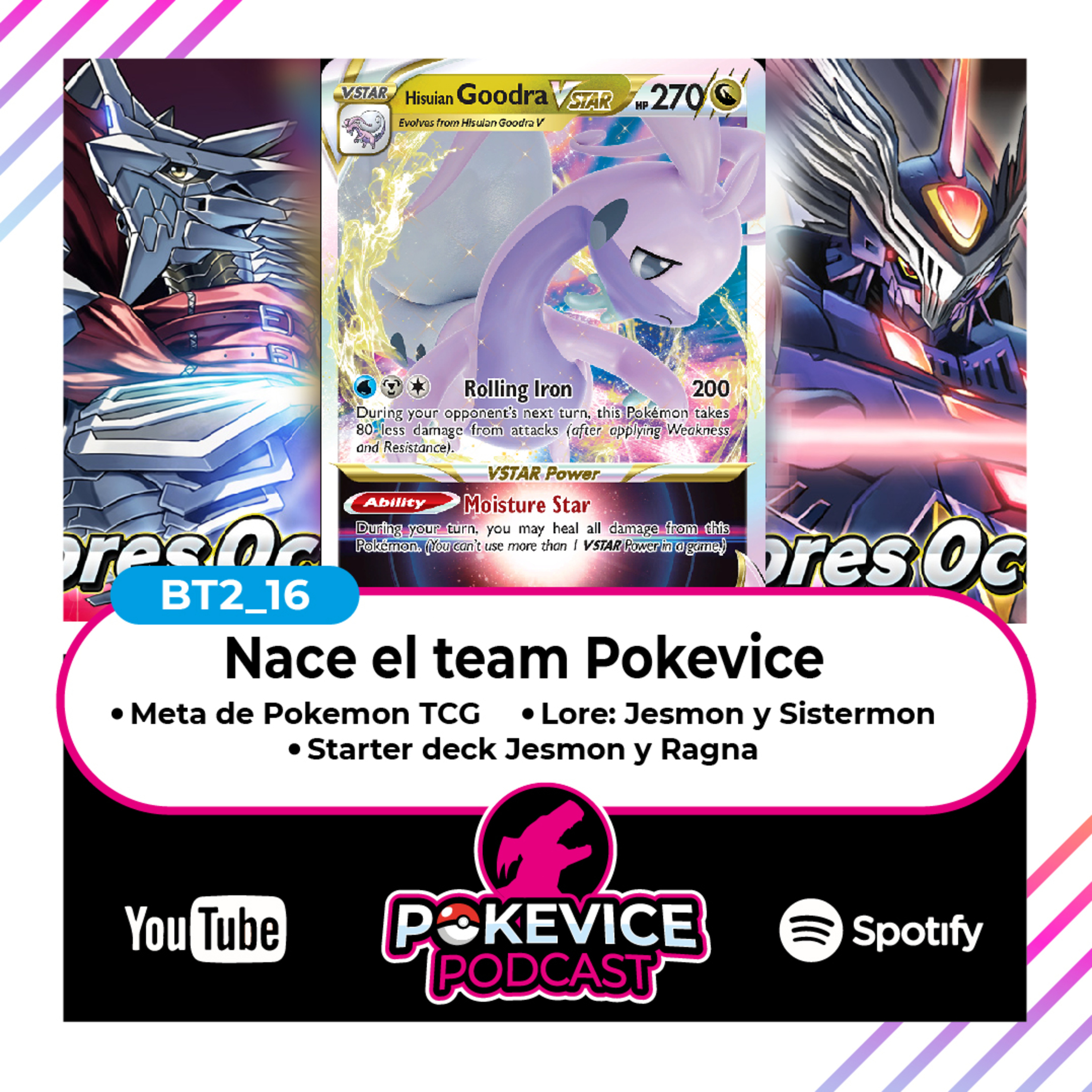 PokeVice Podcast - BT2_16 - Nuevo meta de pokemon TCG - Startes digimon TCG | Podcast episode artwork