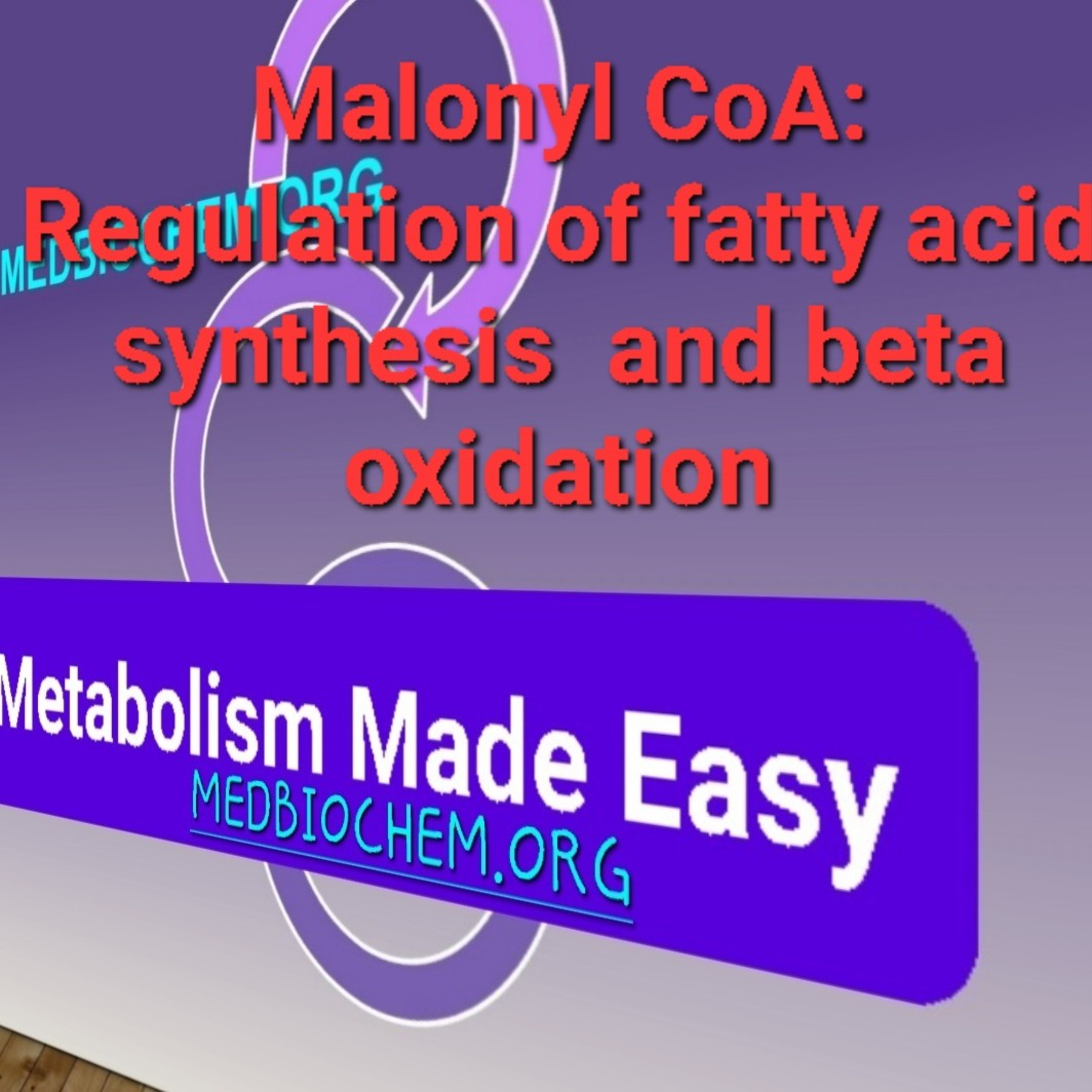 Malonyl CoA: Regulation of fatty acid synthesis and beta oxidation episode artwork