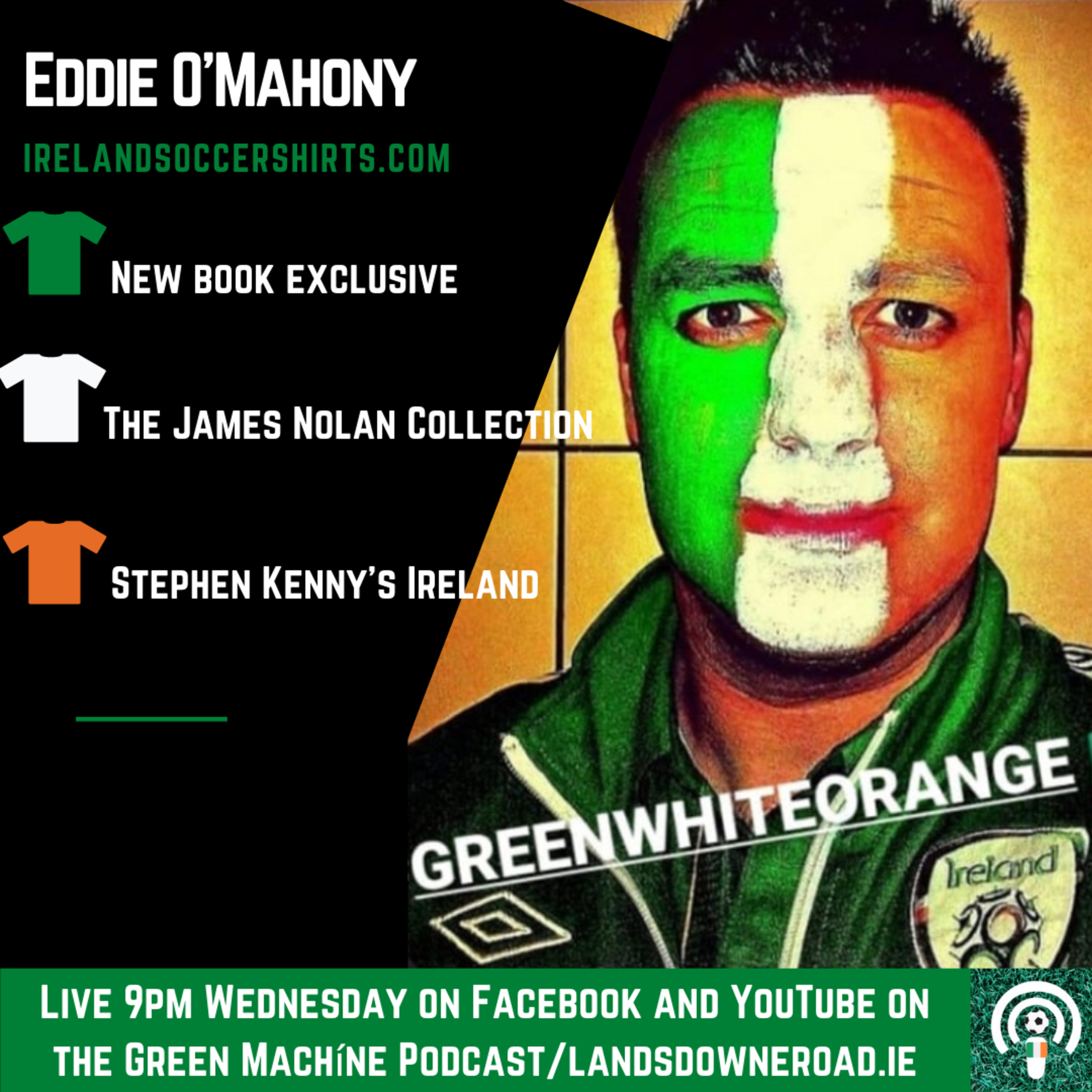 Eddie O’Mahony: Green White Orange book exclusive interview