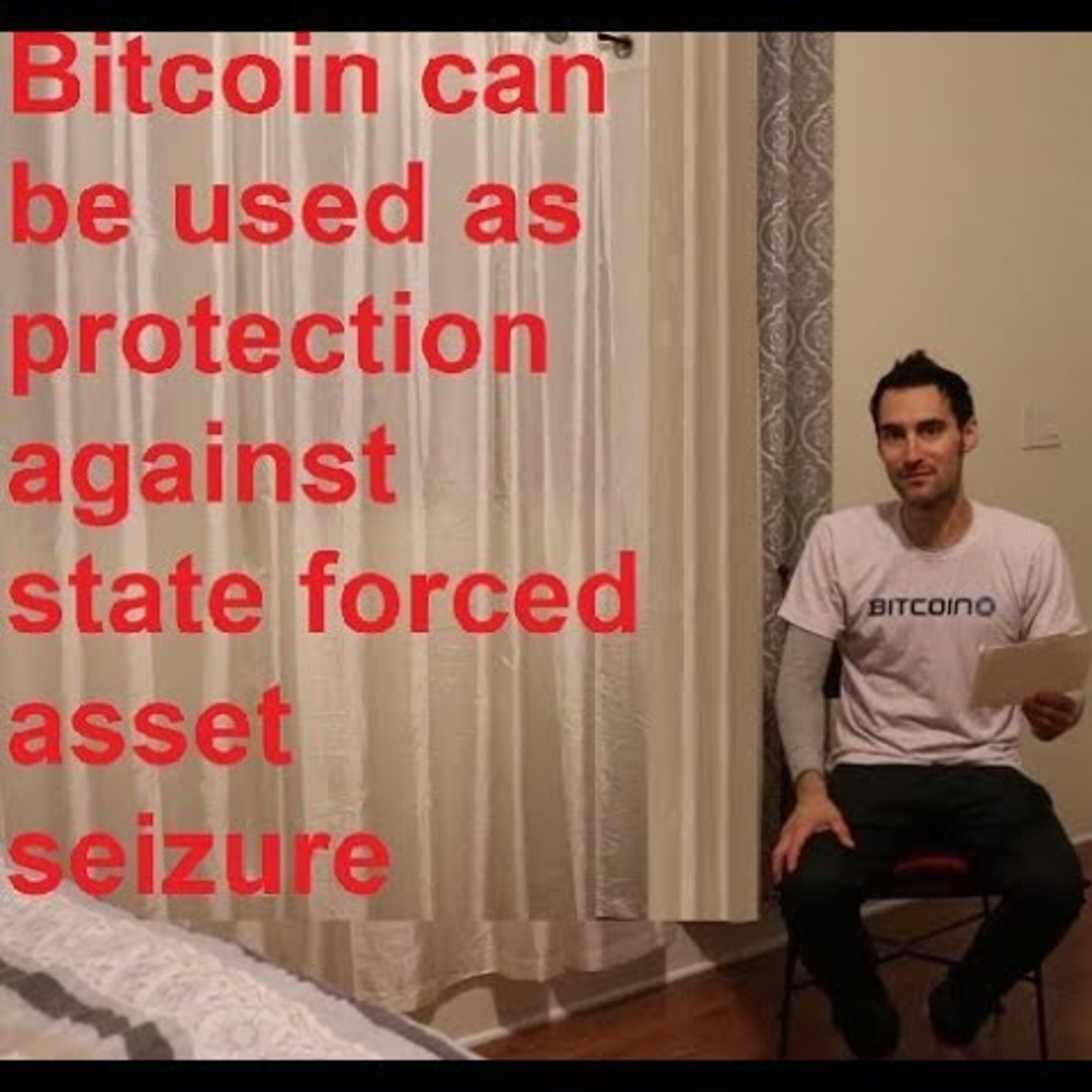 Bitcoin can be used as protection against state forced asset seizure episode artwork
