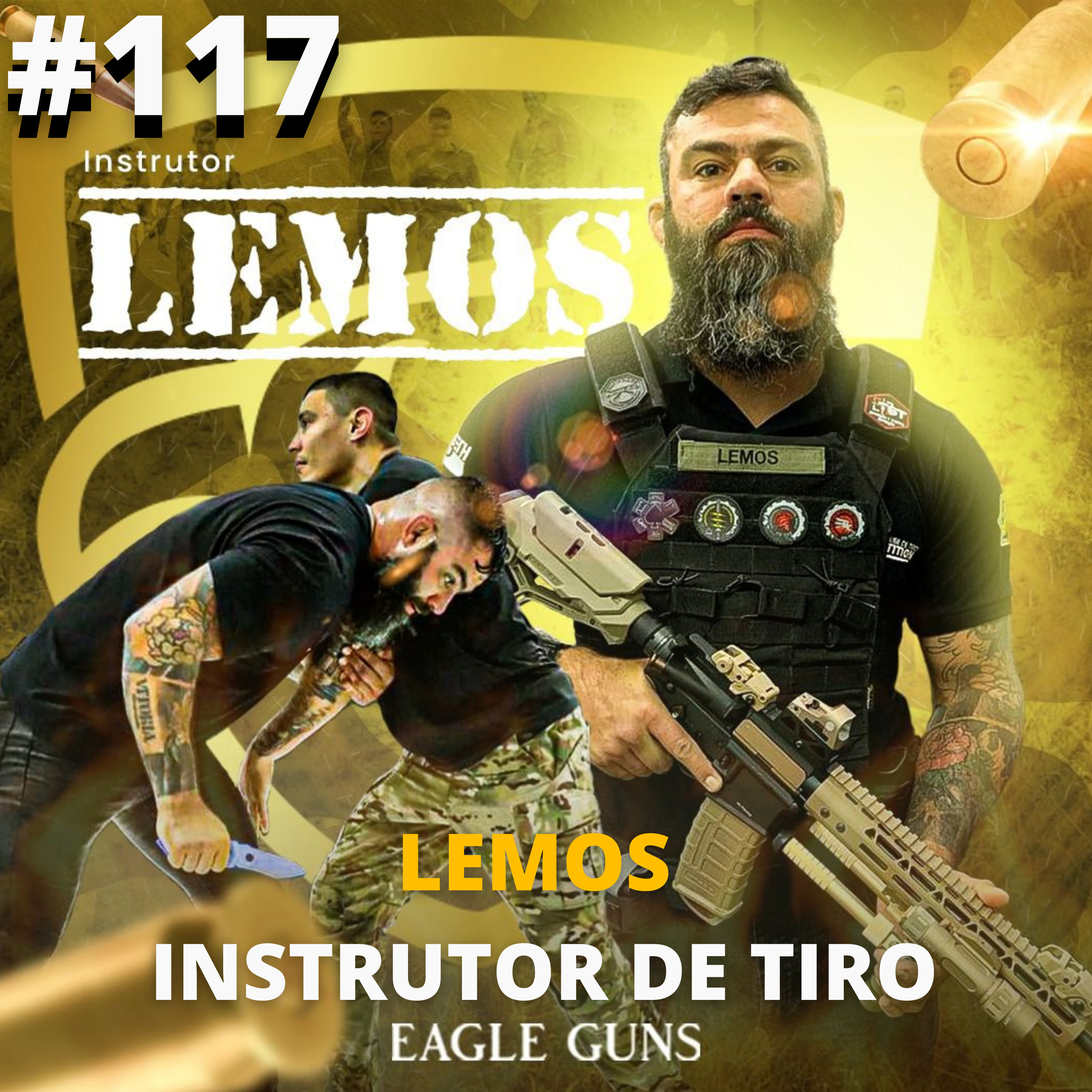 Maurício Lemos\Instrutor de Tiro e Segurança Pessoal #117 episode artwork