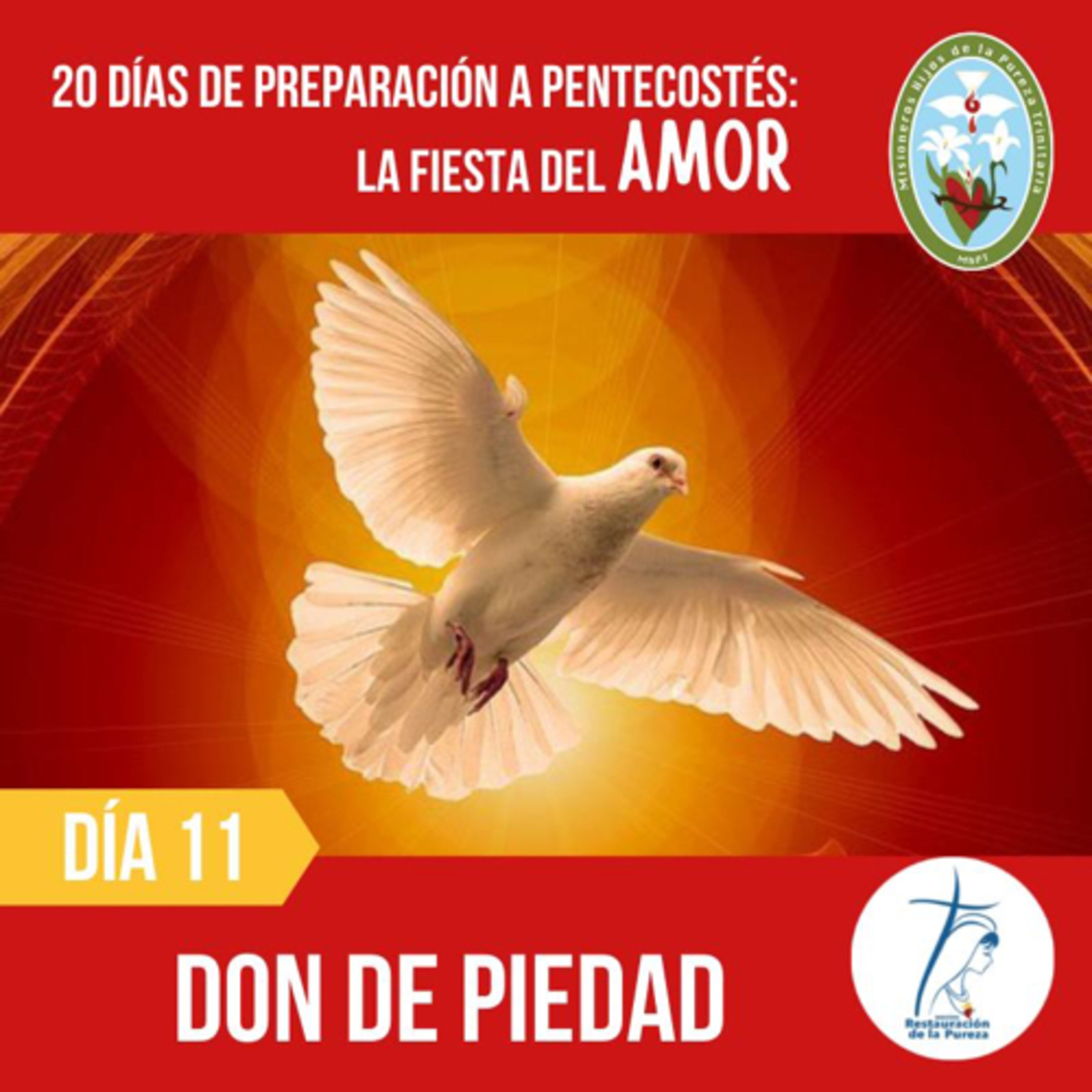 20 días a Pentecostés: fiesta del amor