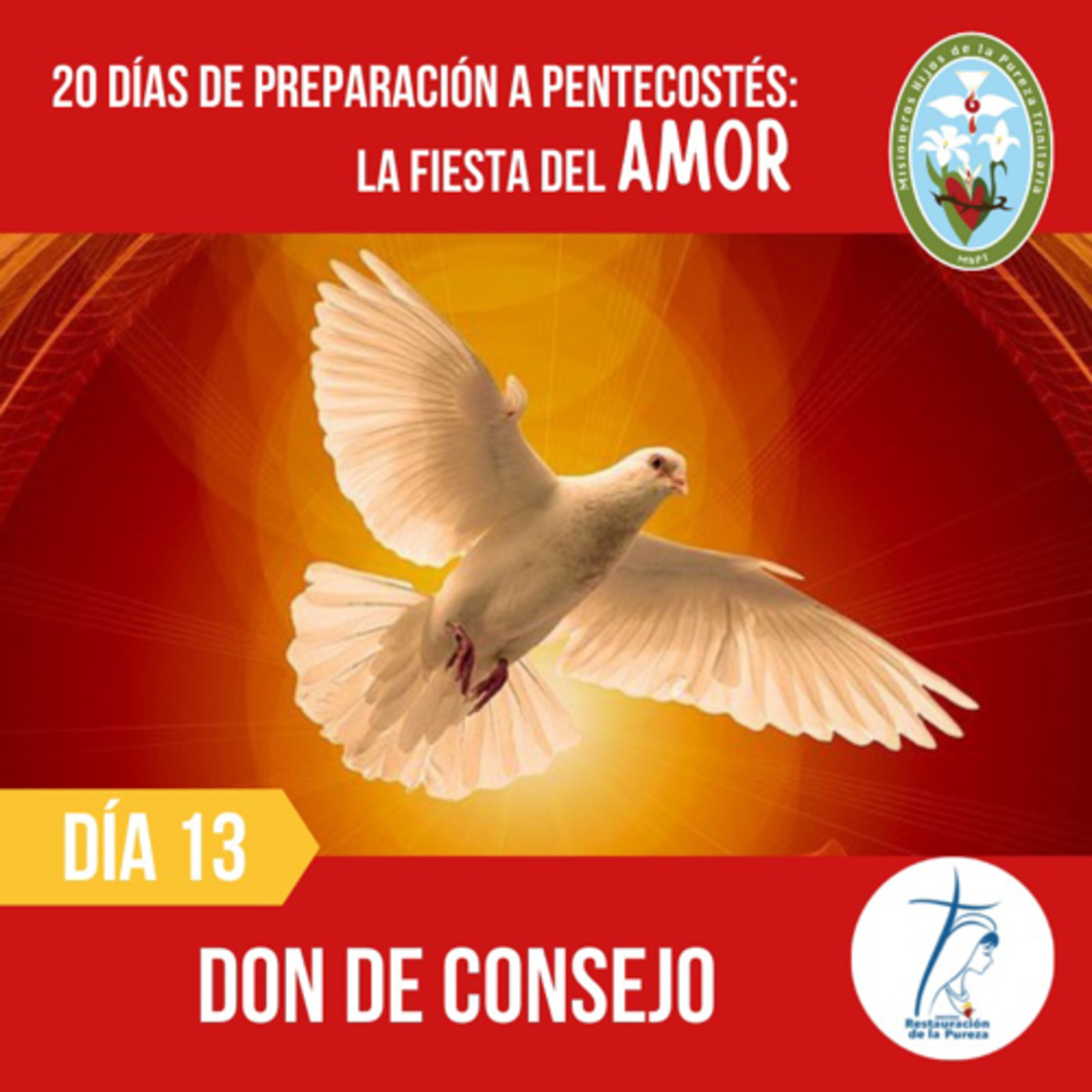 20 días a Pentecostés: fiesta del amor
