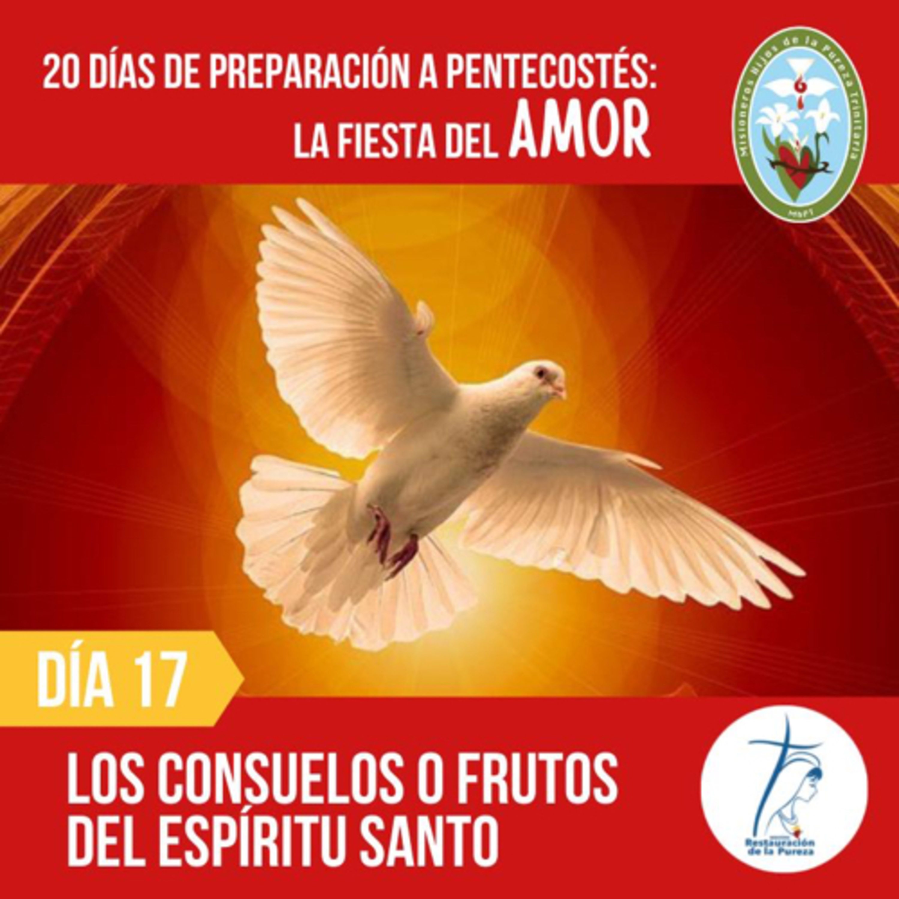 20 días a Pentecostés: fiesta del amor