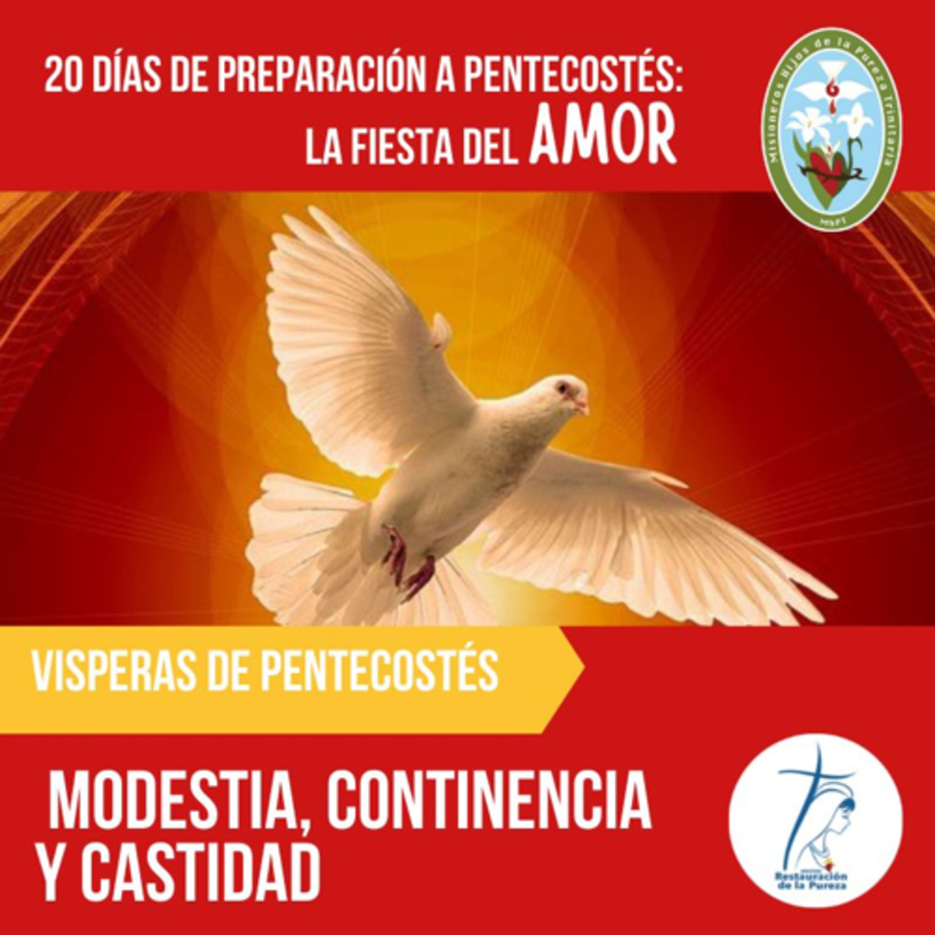 20 días a Pentecostés: fiesta del amor