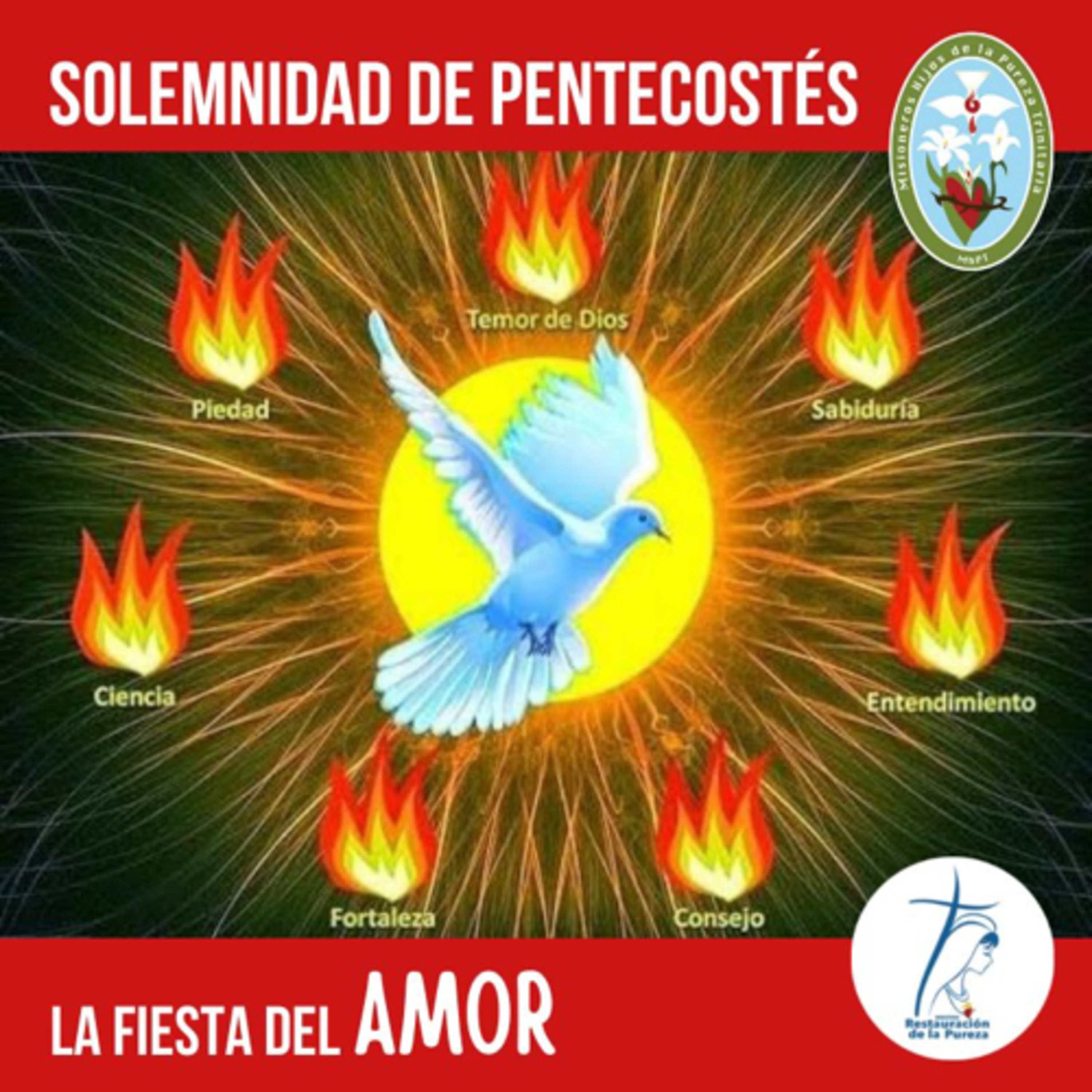 20 días a Pentecostés: fiesta del amor