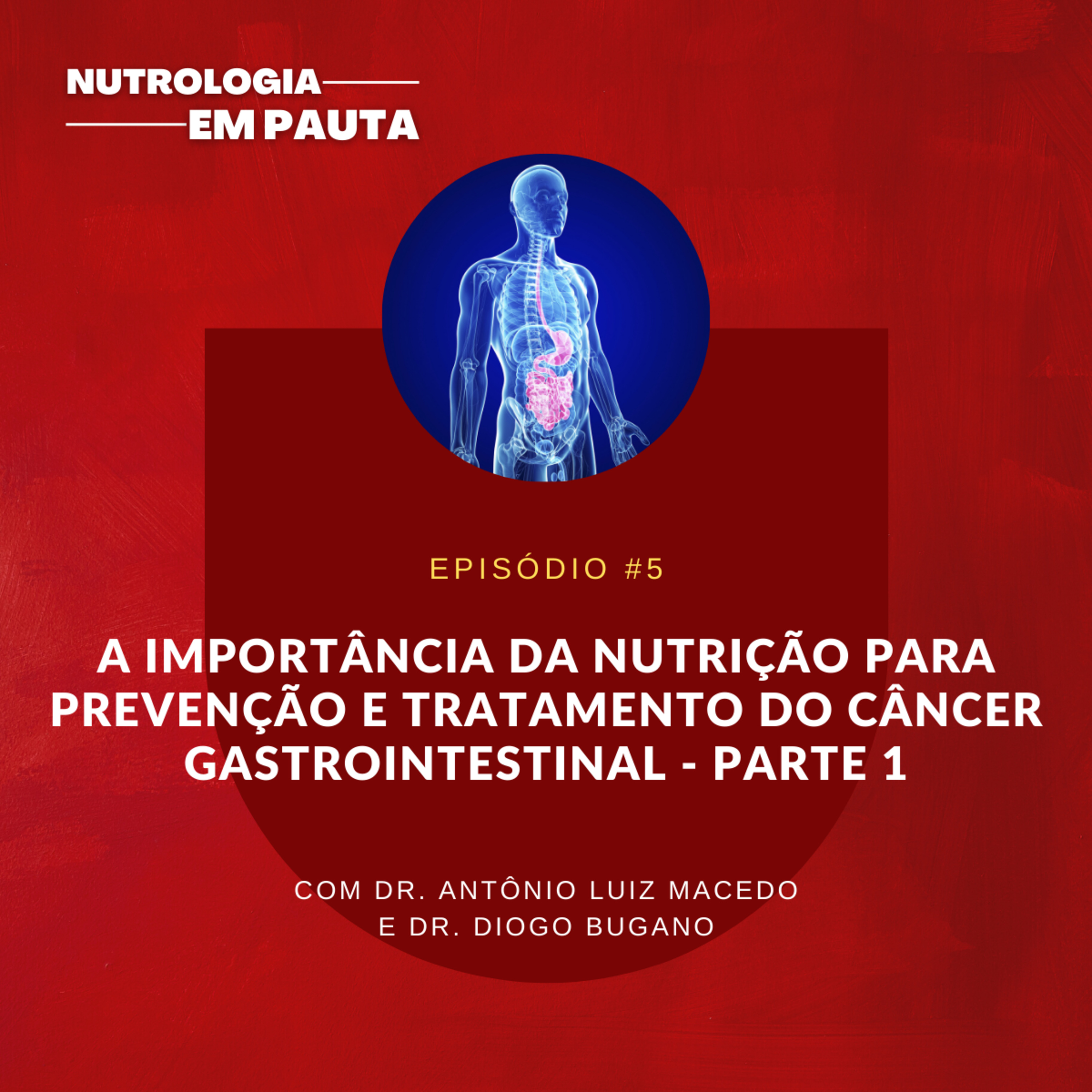 Nutrologia em Pauta #5: A importância da nutrição para prevenção e tratamento do câncer gastrointestinal - PARTE 1 episode artwork