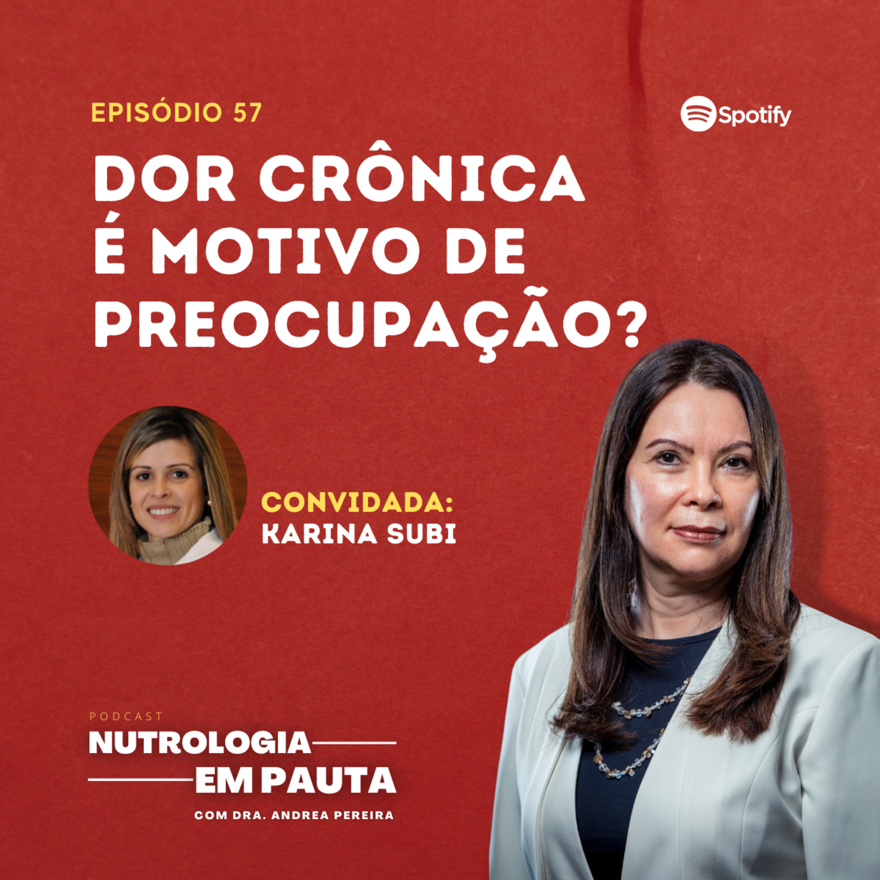 Nutrologia em Pauta #57: Dor crônica é motivo de preocupação?  episode artwork