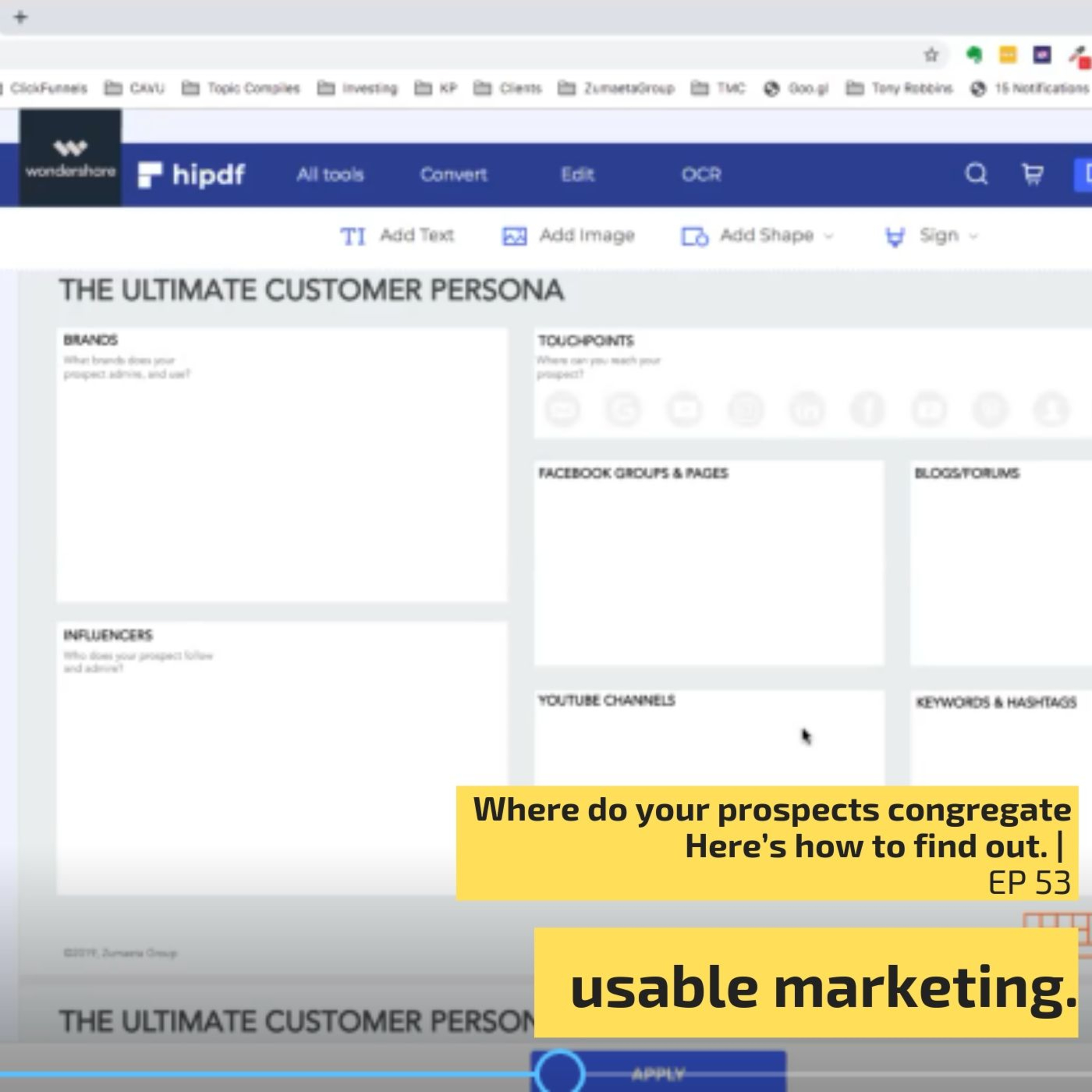 Usable Marketing