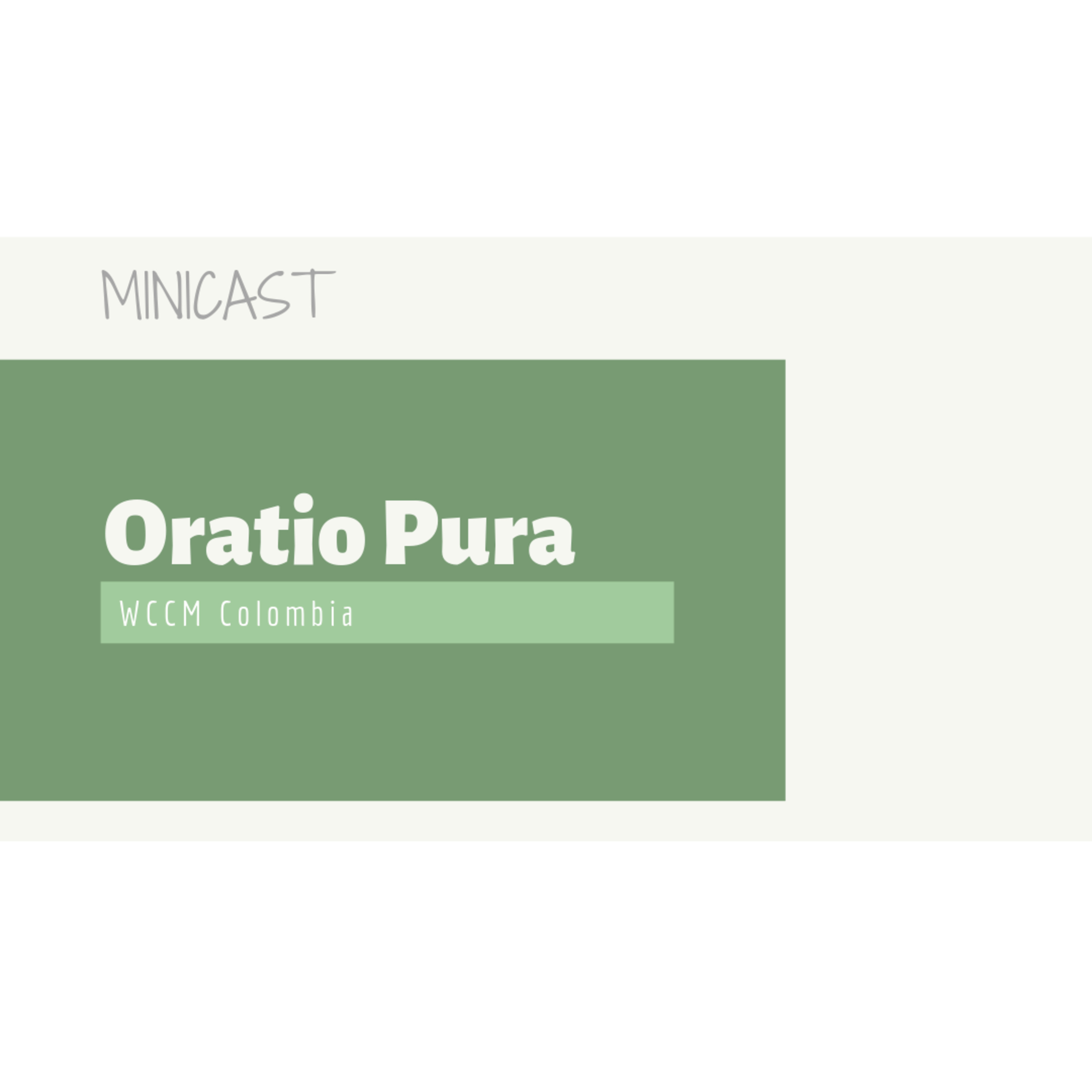 Crear Espacios para Dios