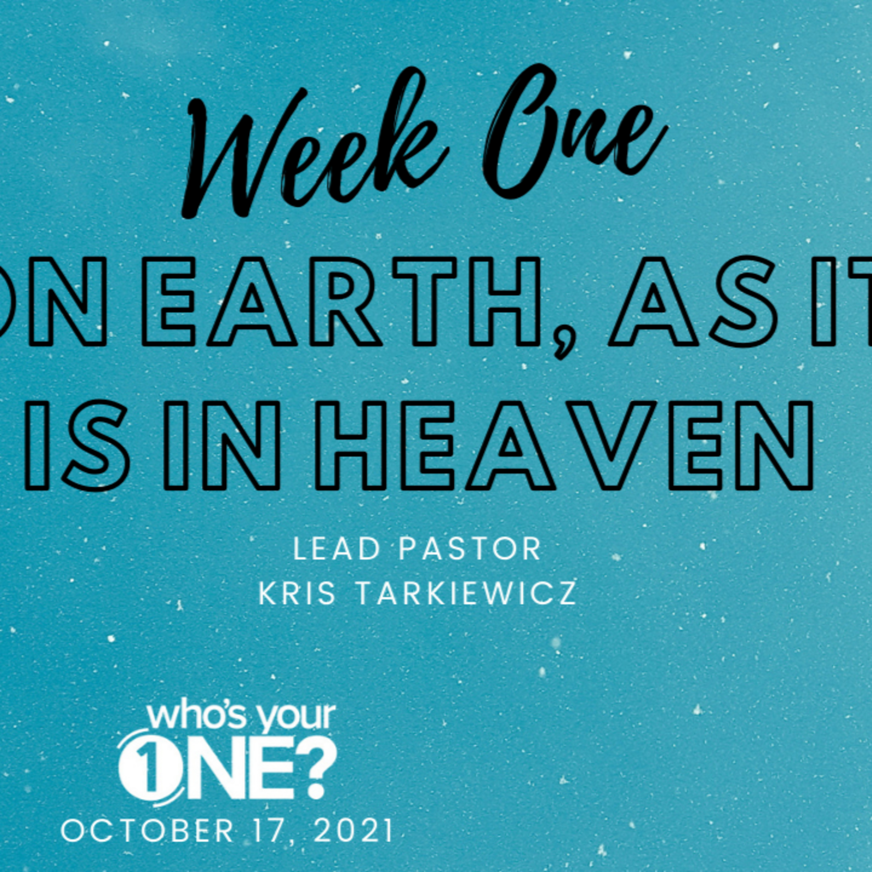 Who's Your One - Week One episode artwork