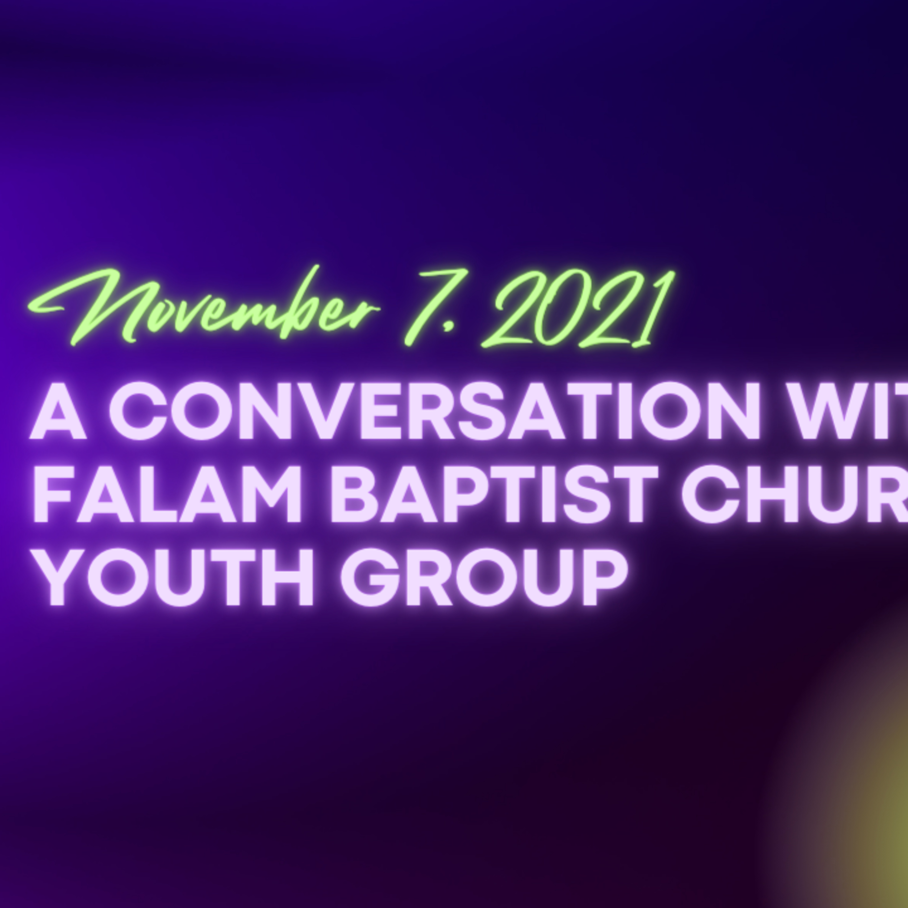 11.7: Falam Baptist Church Youth Group episode artwork