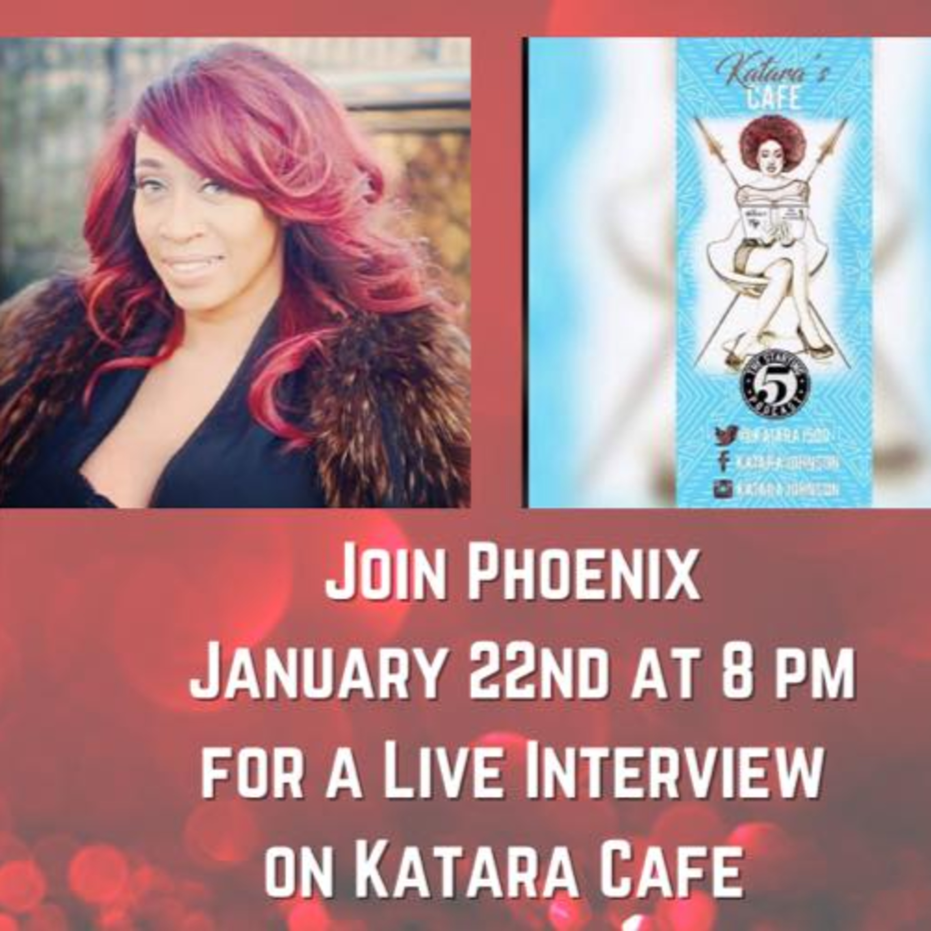 Katara's Cafe(Ep: 13): Tea with Authoress Phoenix Daniels episode artwork