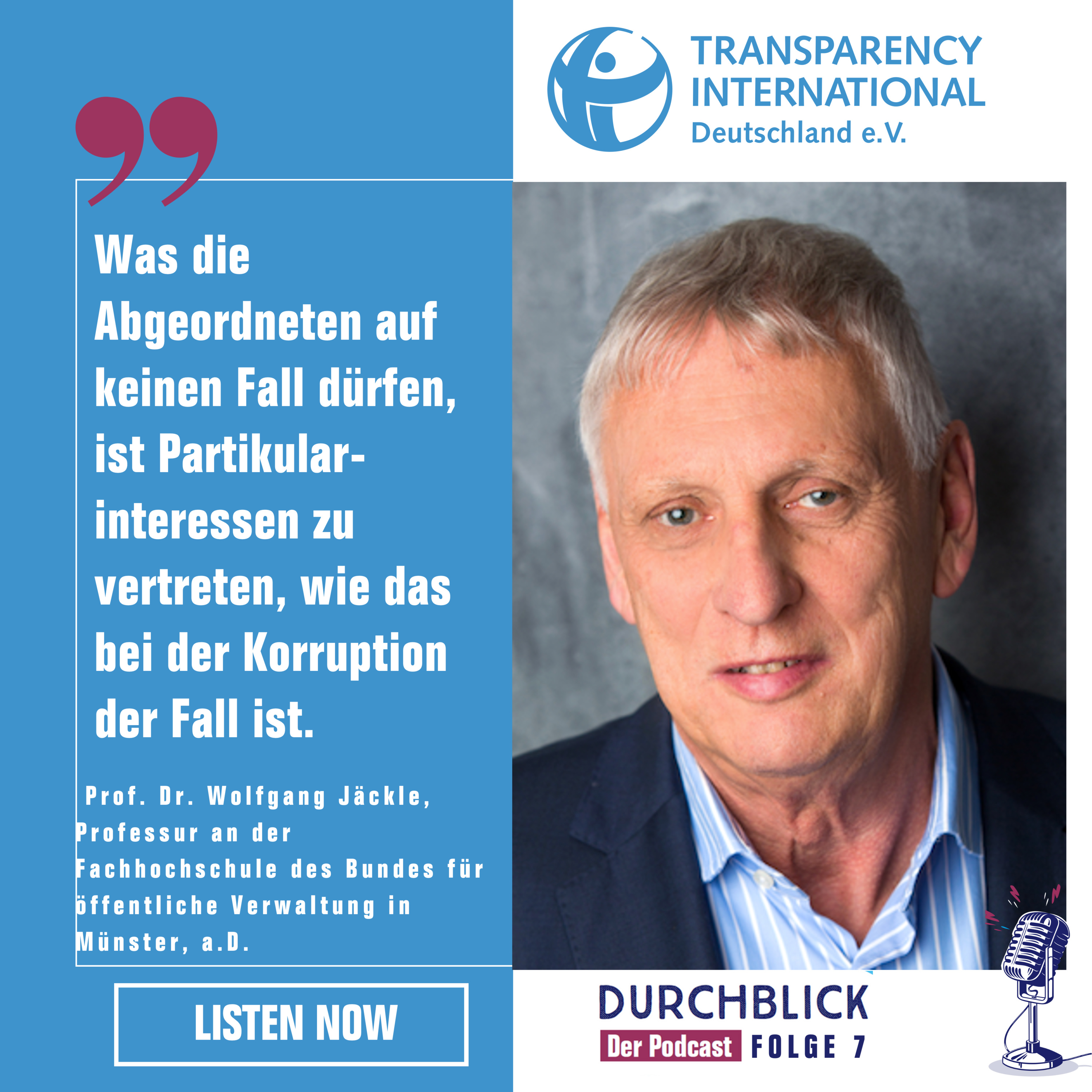 Durchblick, der Podcast gegen Korruption