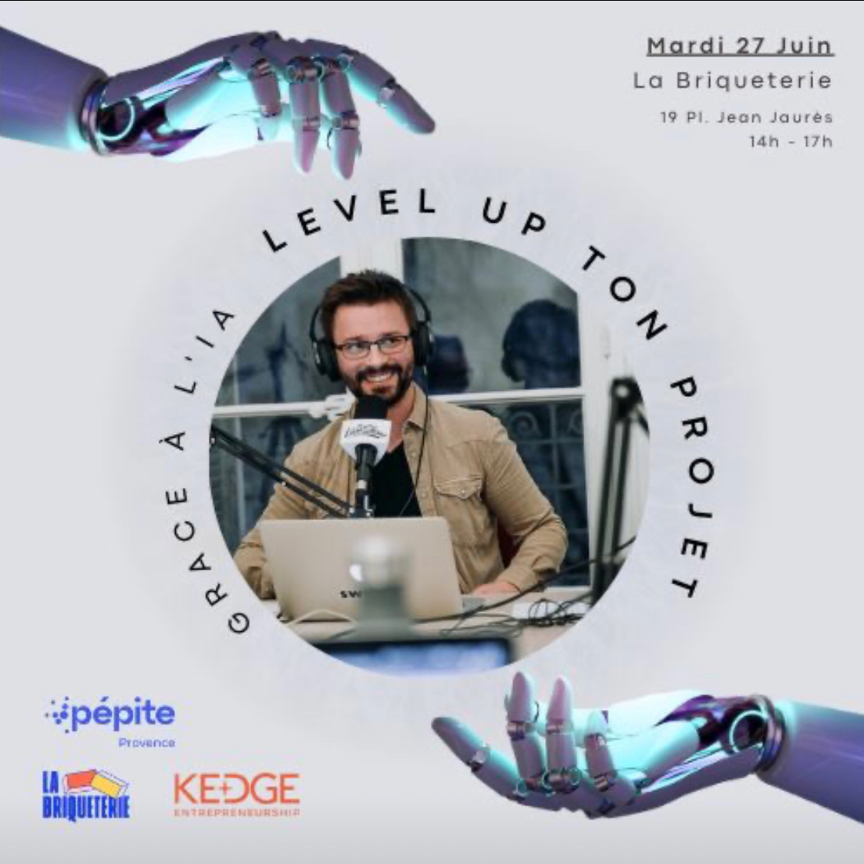 Accompagner et développer les projets tournés vers l’humain avec les IA. episode artwork