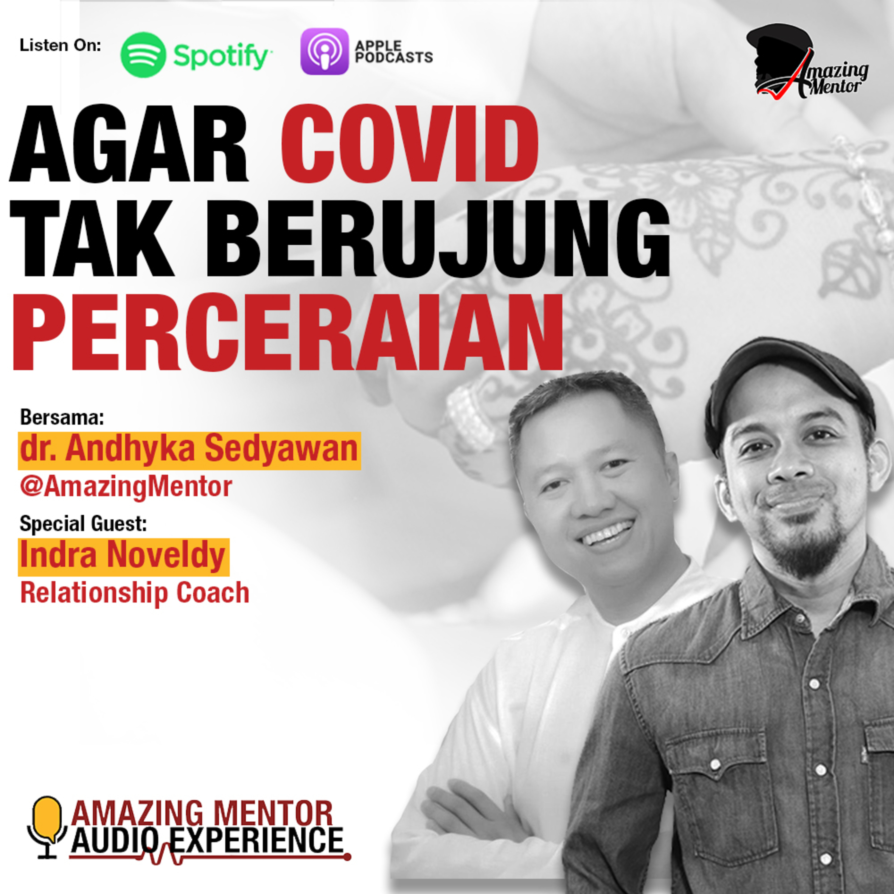 #BelajarBarengAmazingMentor - Agar Covid Tak Berujung Perceraian | Bersama Coach Indra Noveldy