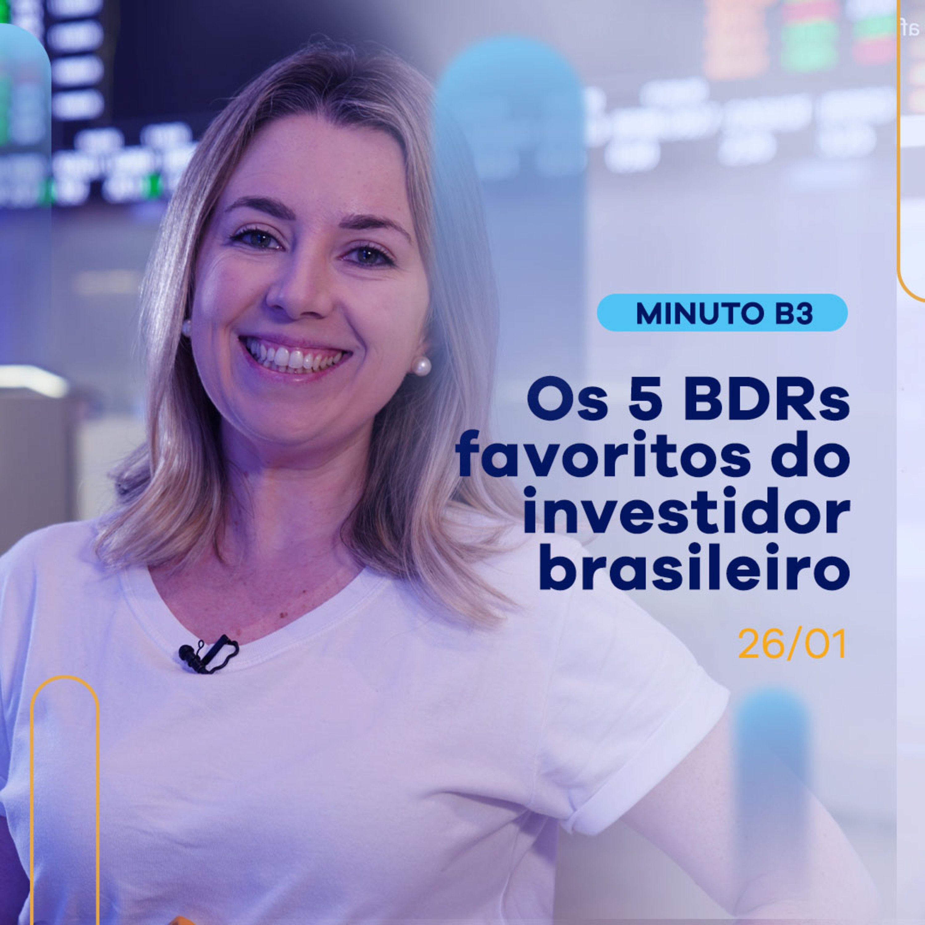 Conheça as 5 empresas do exterior em que os brasileiros mais investiram | Minuto B3 - 26/01 episode artwork