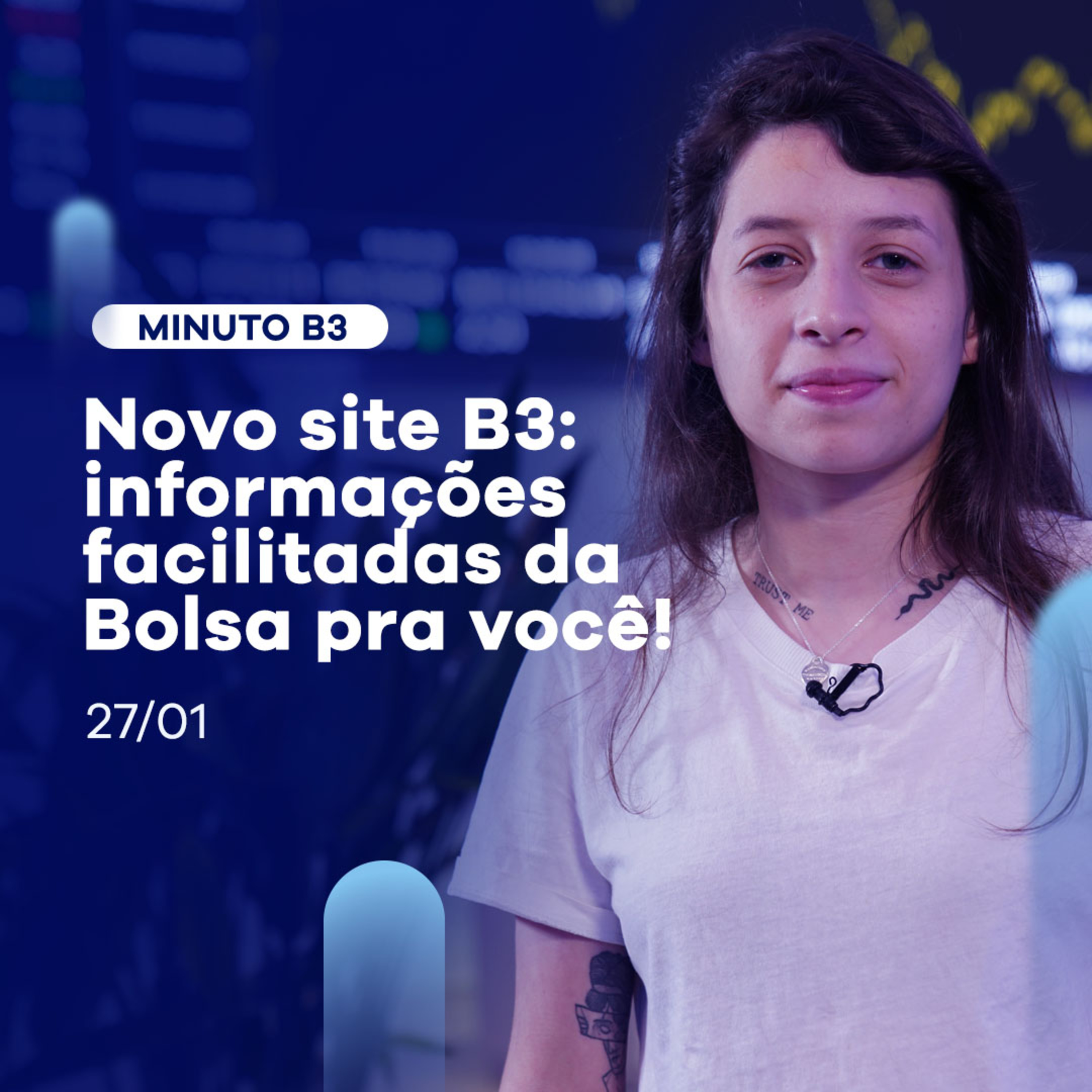 Novo site de Clientes B3: veja como pode ser útil pra você | Minuto B3 - 27/01 episode artwork