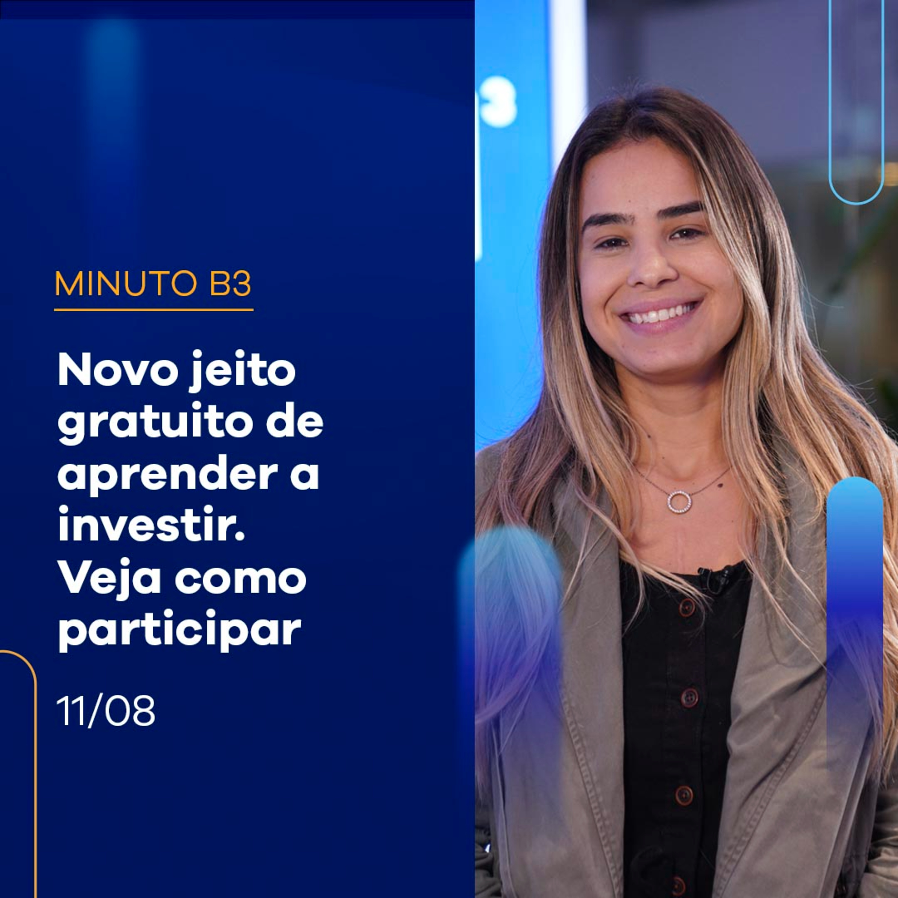Programa gratuito pra organizar as finanças: confira como participar | Minuto B3 - 11/08 episode artwork