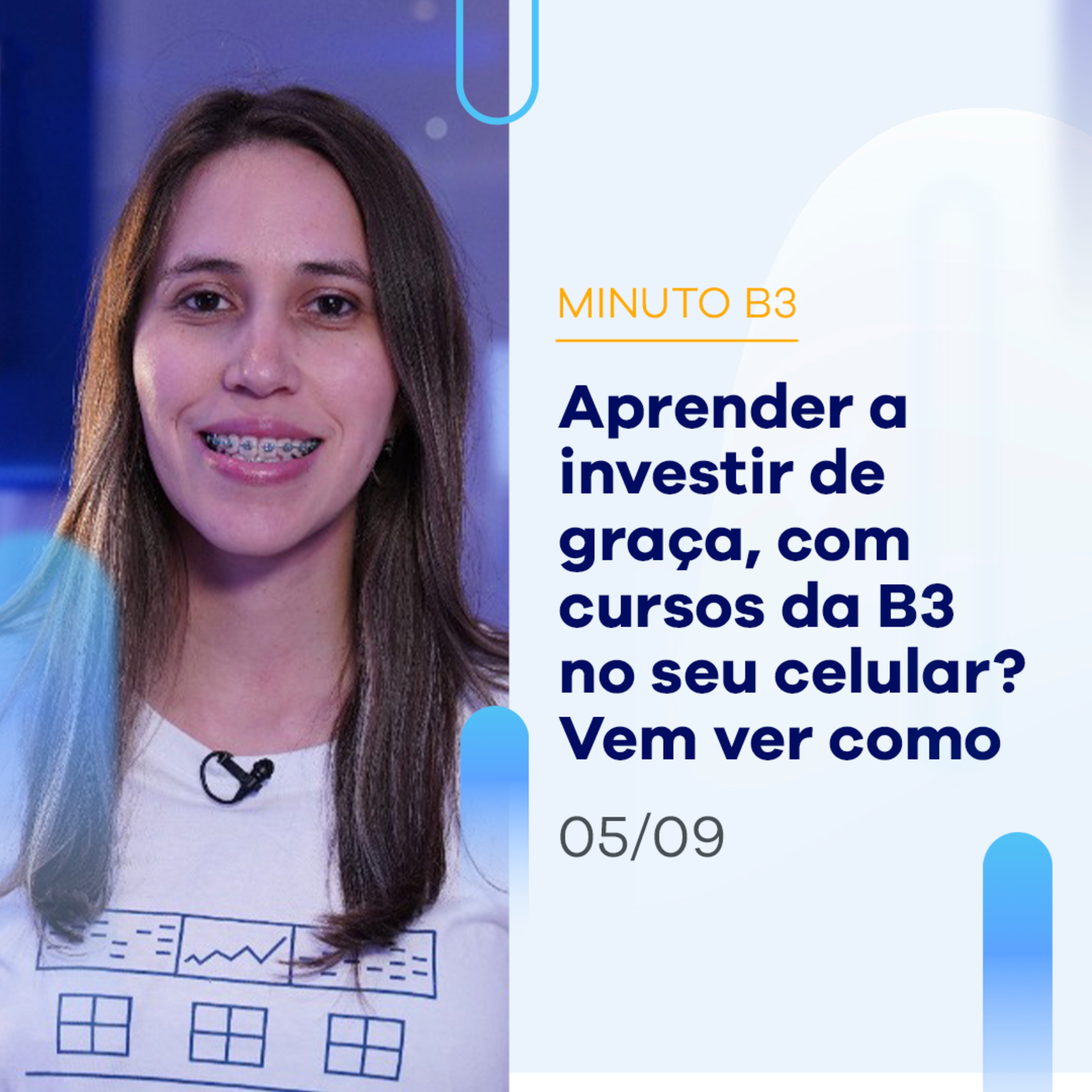3 novidades da plataforma de cursos grátis da B3 pra você | Minuto B3 - 05/09 episode artwork