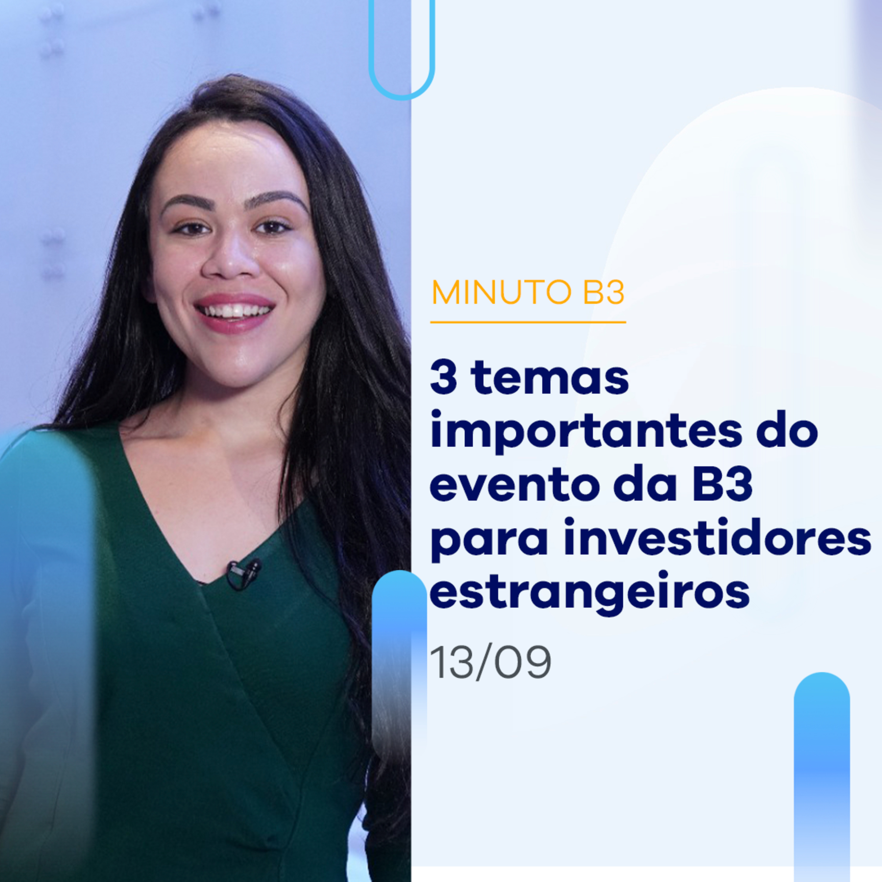 B3 Week: o que é isso? Por que é importante pra você? | Minuto B3 - 13/09 episode artwork
